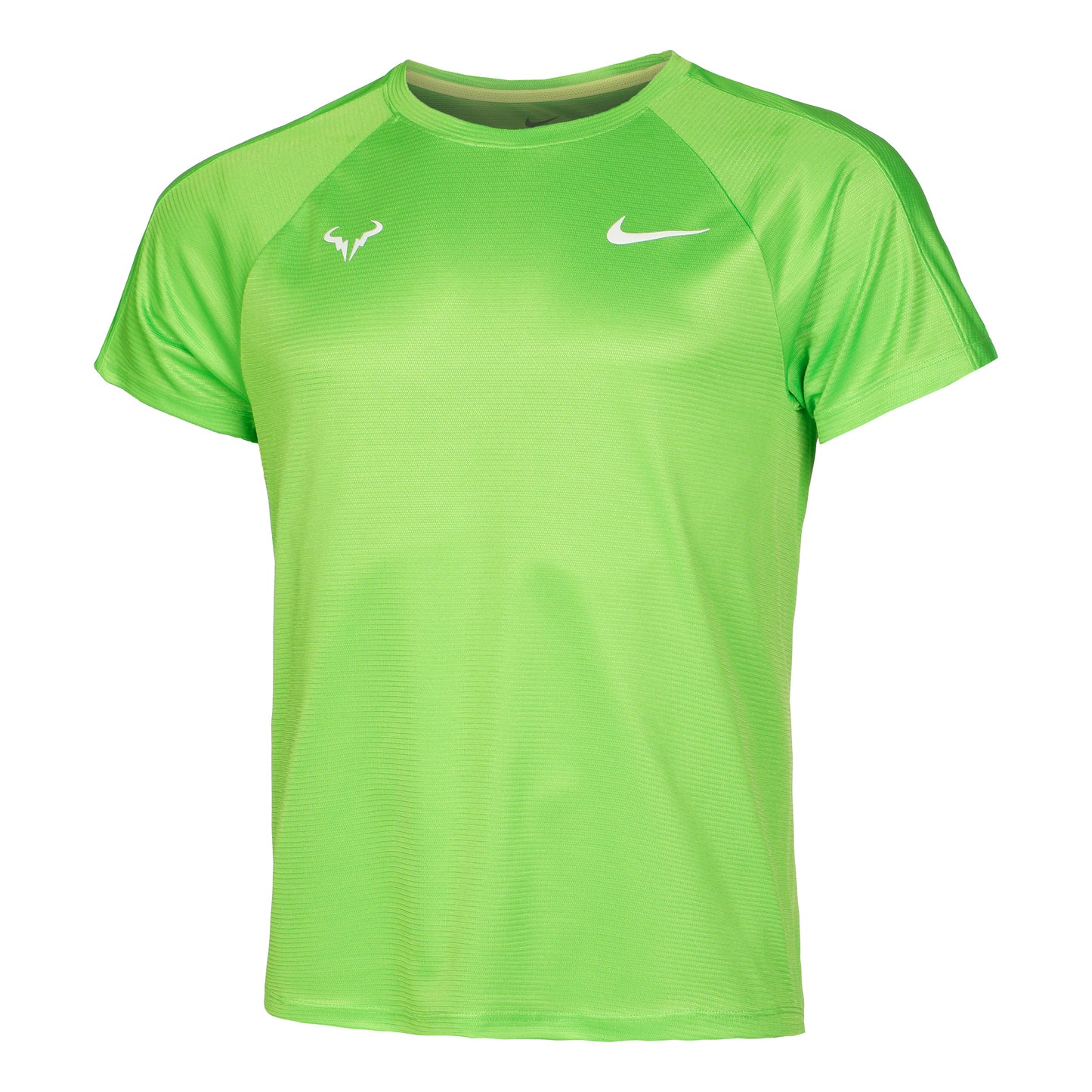 Nike Dri-Fit RAFA MNK Challenger T-Shirt Herren - neongrün,