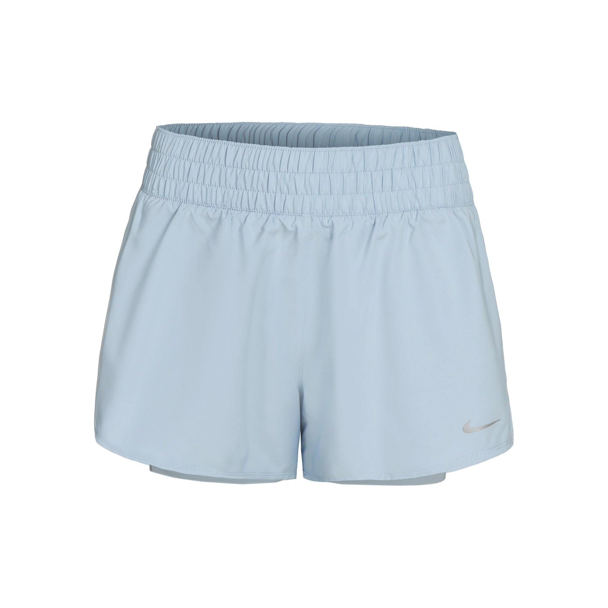 Nike Dri-Fit One Mid Rise 2in1 3in Shorts Damen - hellblau,