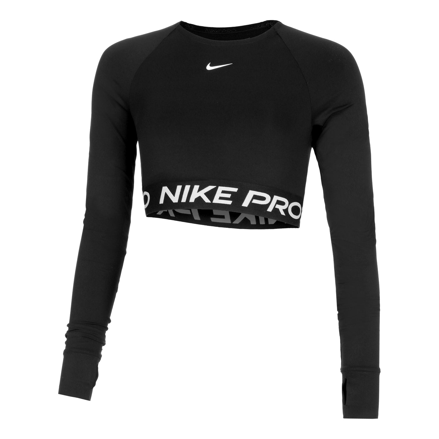 Nike Pro Dri-Fit 365 Crop Longsleeve Damen - schwarz,