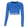 Pro Dri-Fit 365 Crop Longsleeve Damen - blau,
