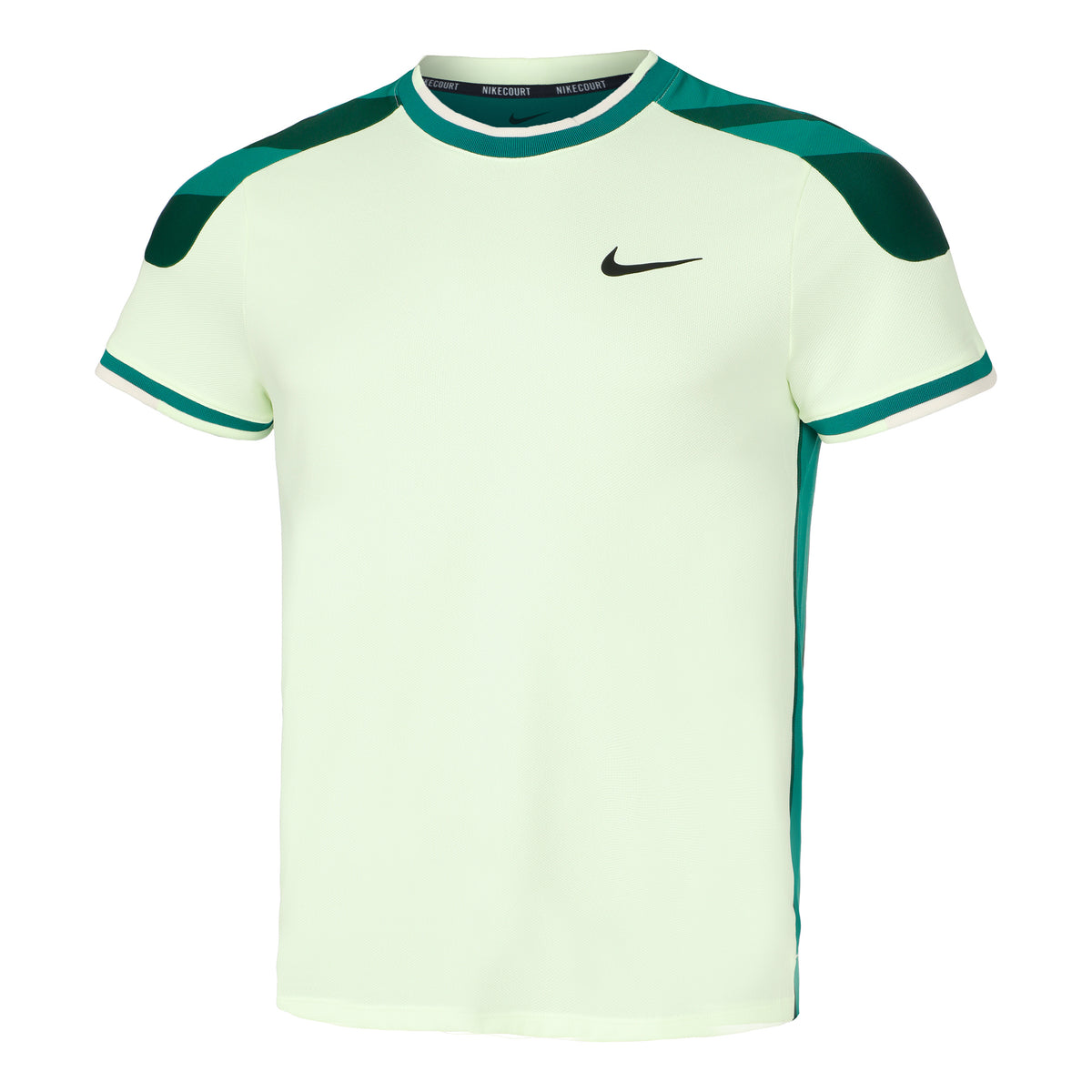 Nike Court Court Dri-Fit Slam T-Shirt Herren - hellgrün, dunkelgrün