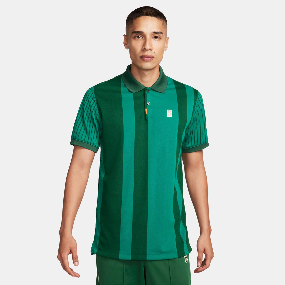 Nike Dri-Fit Heritage Polo Herren - grün,