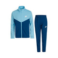 Poly Fullzip Trainingsanzug Kinder - blau, hellblau