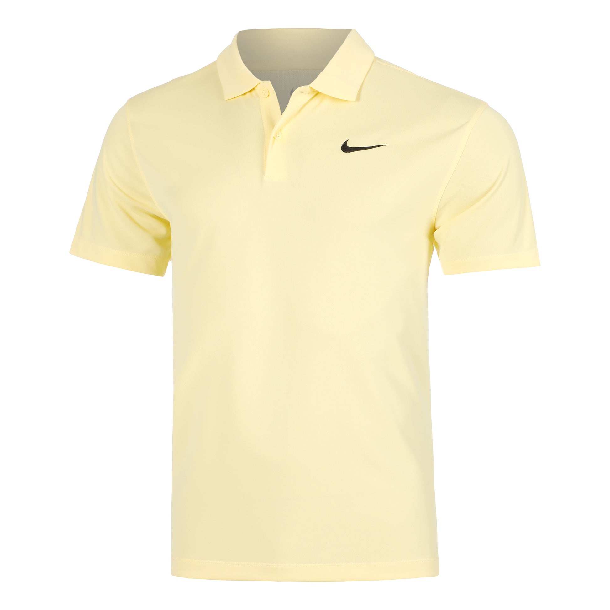 Nike Dri-Fit Victory Court Solid Polo Herren - gelb, schwarz
