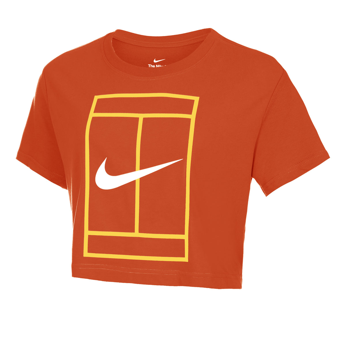 Nike Dri-Fit Heritage Crop T-Shirt Damen - rost,