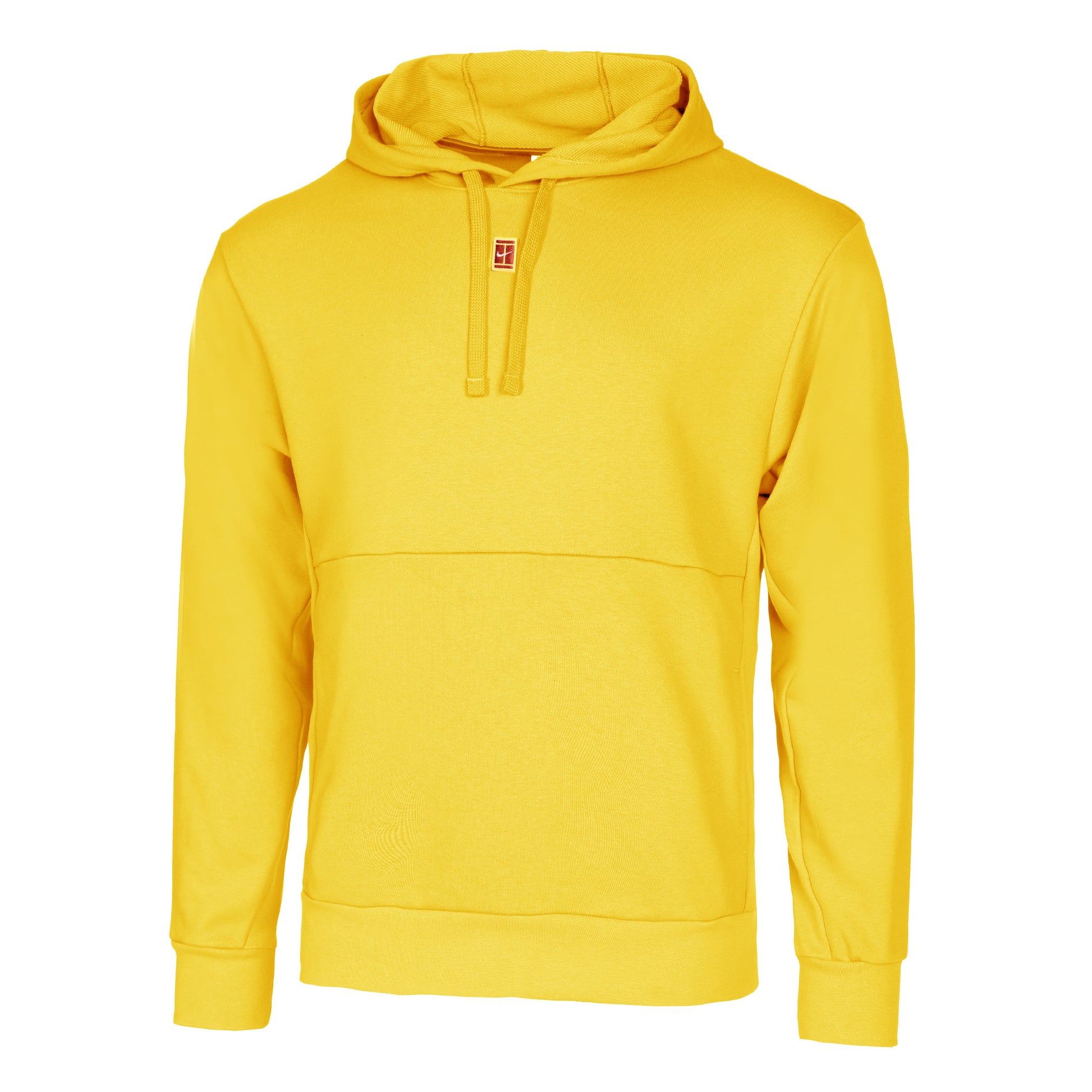 Nike Dri-Fit Court Heritage Fleece Hoody Herren - goldgelb,