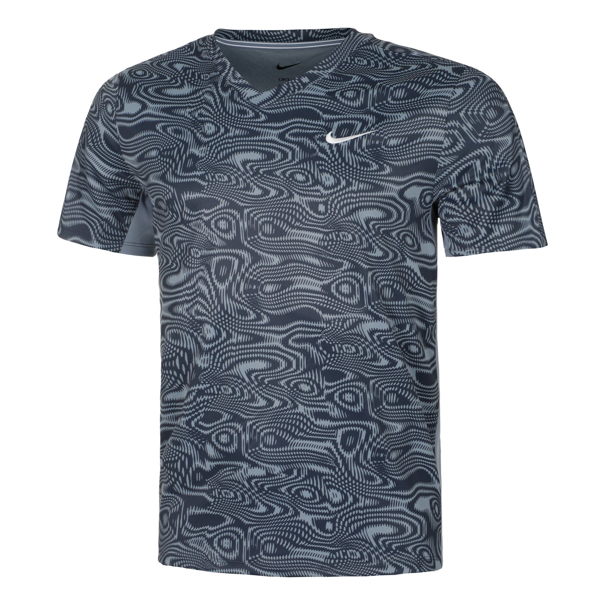 Nike Dri-Fit Court Advantage Novelty T-Shirt Herren - blaugrau,