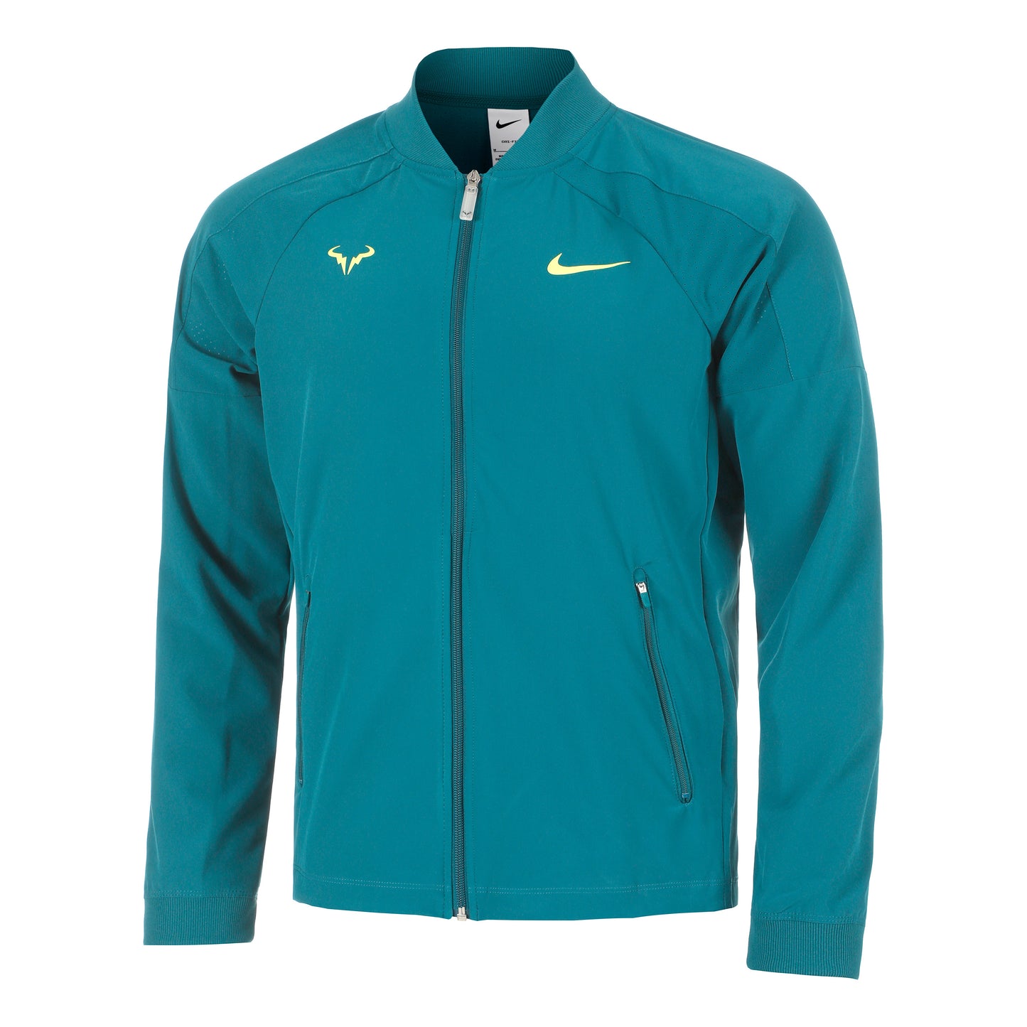 Nike Dri-Fit RAFA MNK Trainingsjacke Herren - petrol, limette