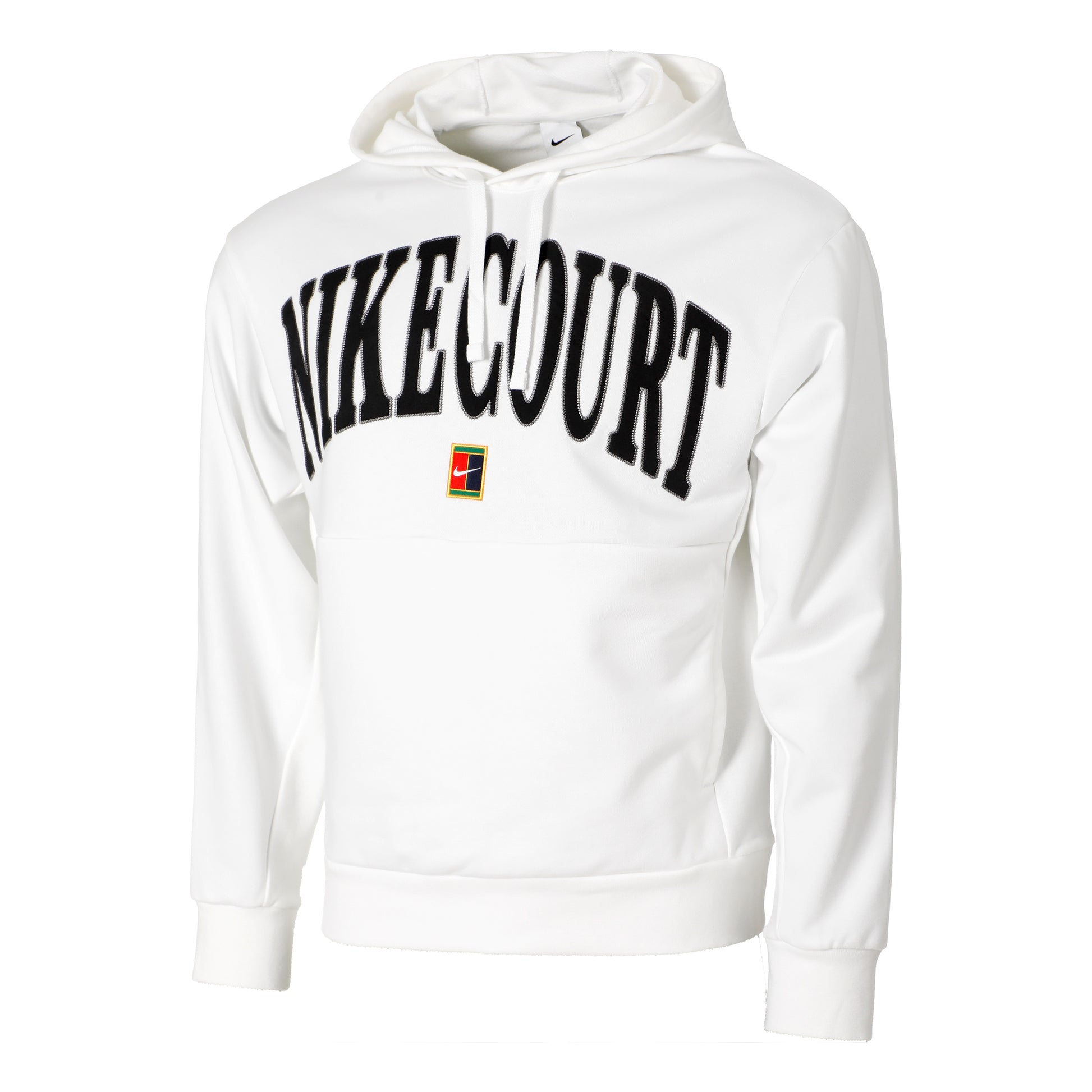 Nike Dri-Fit Fleece Heritage Hoody Herren-Weiß,Schwarz