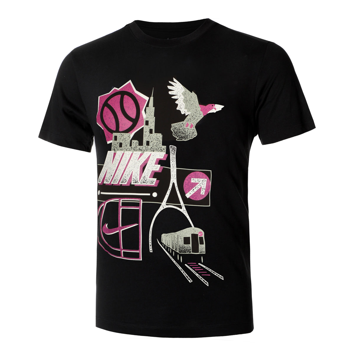 Nike Dri-Fit OC T-Shirt Herren - schwarz, mehrfarbig