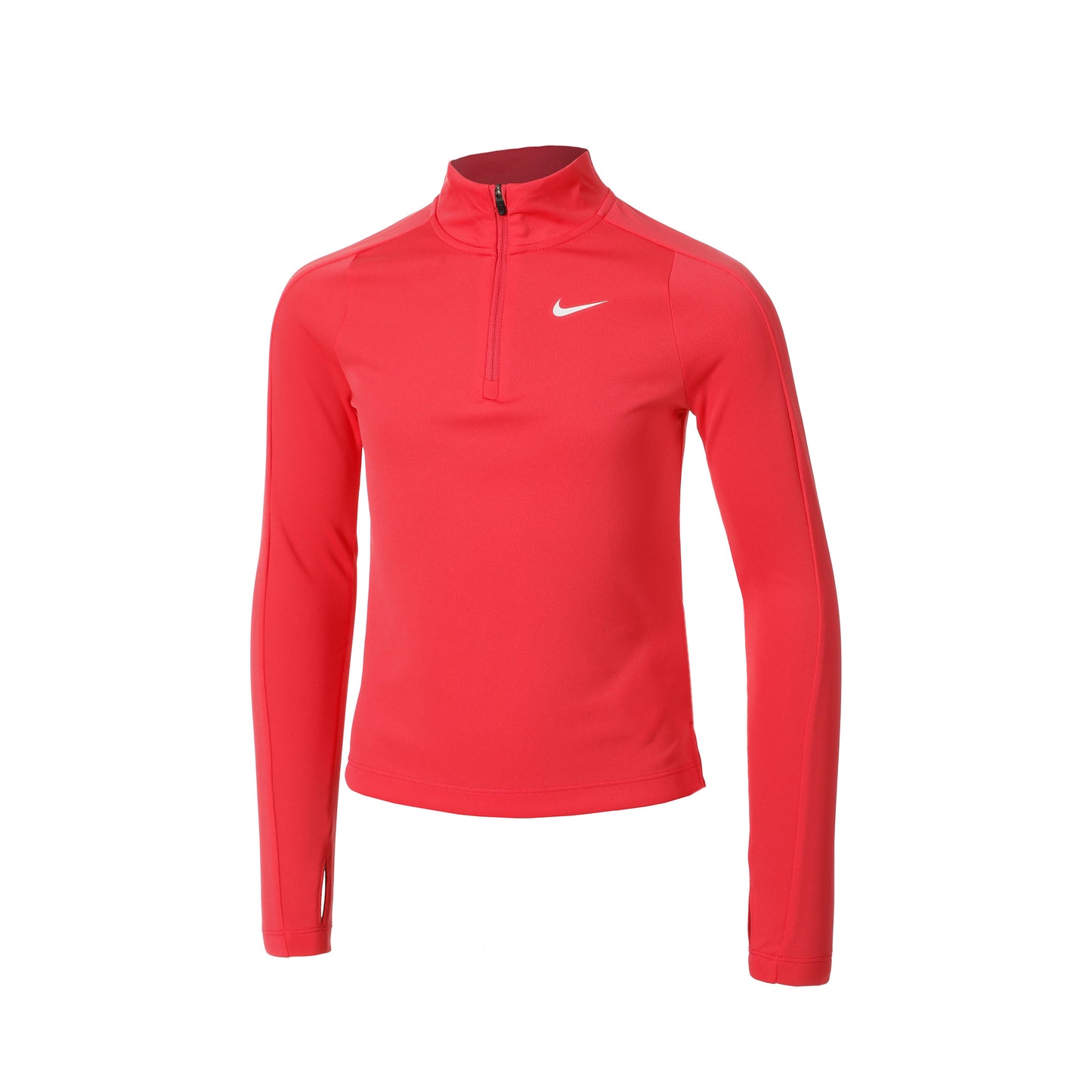 Nike Dri-Fit Half-Zip Longsleeve Mädchen - neonpink,