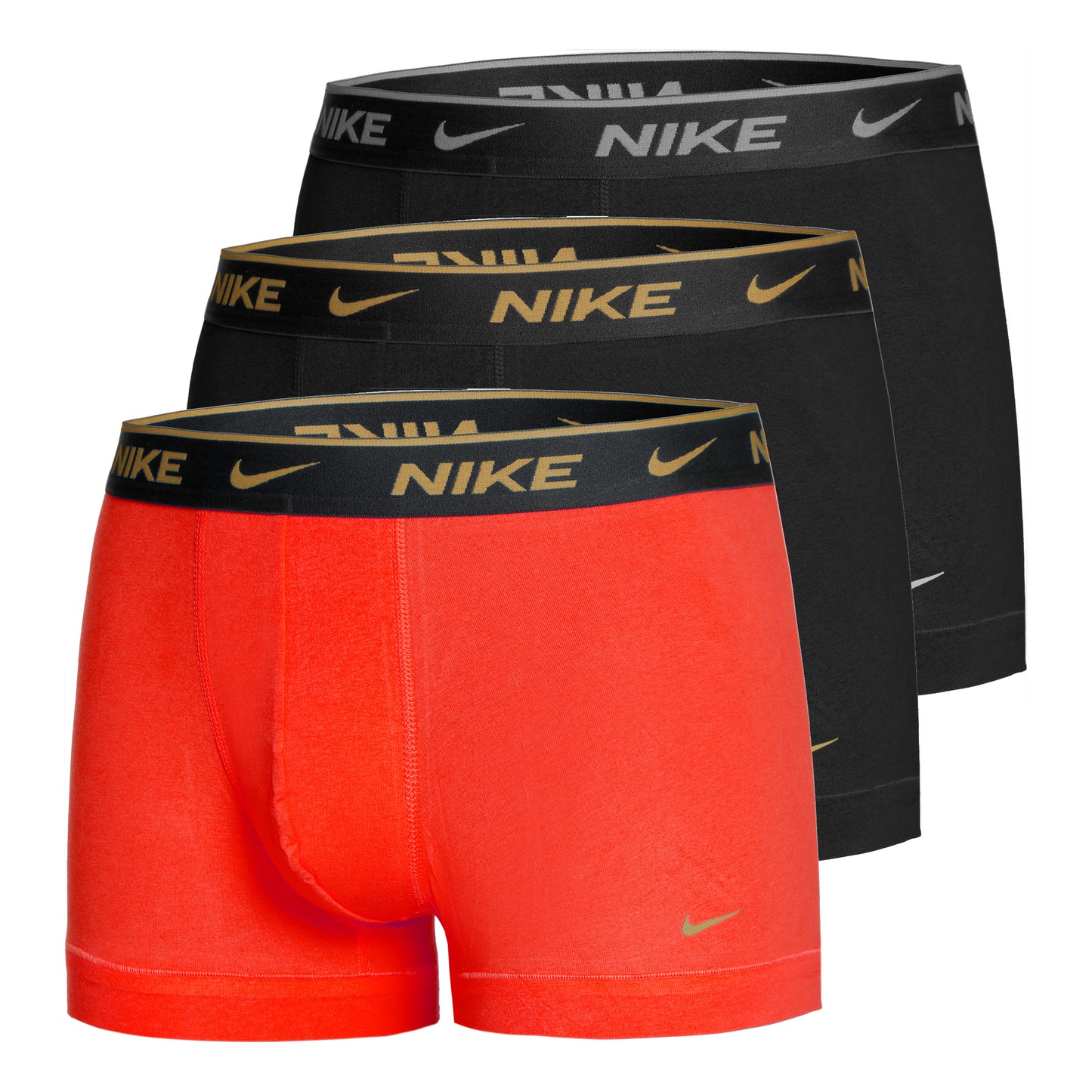Nike Everyday Stretch Trunk Boxer Short 3er Pack Herren - rot, schwarz