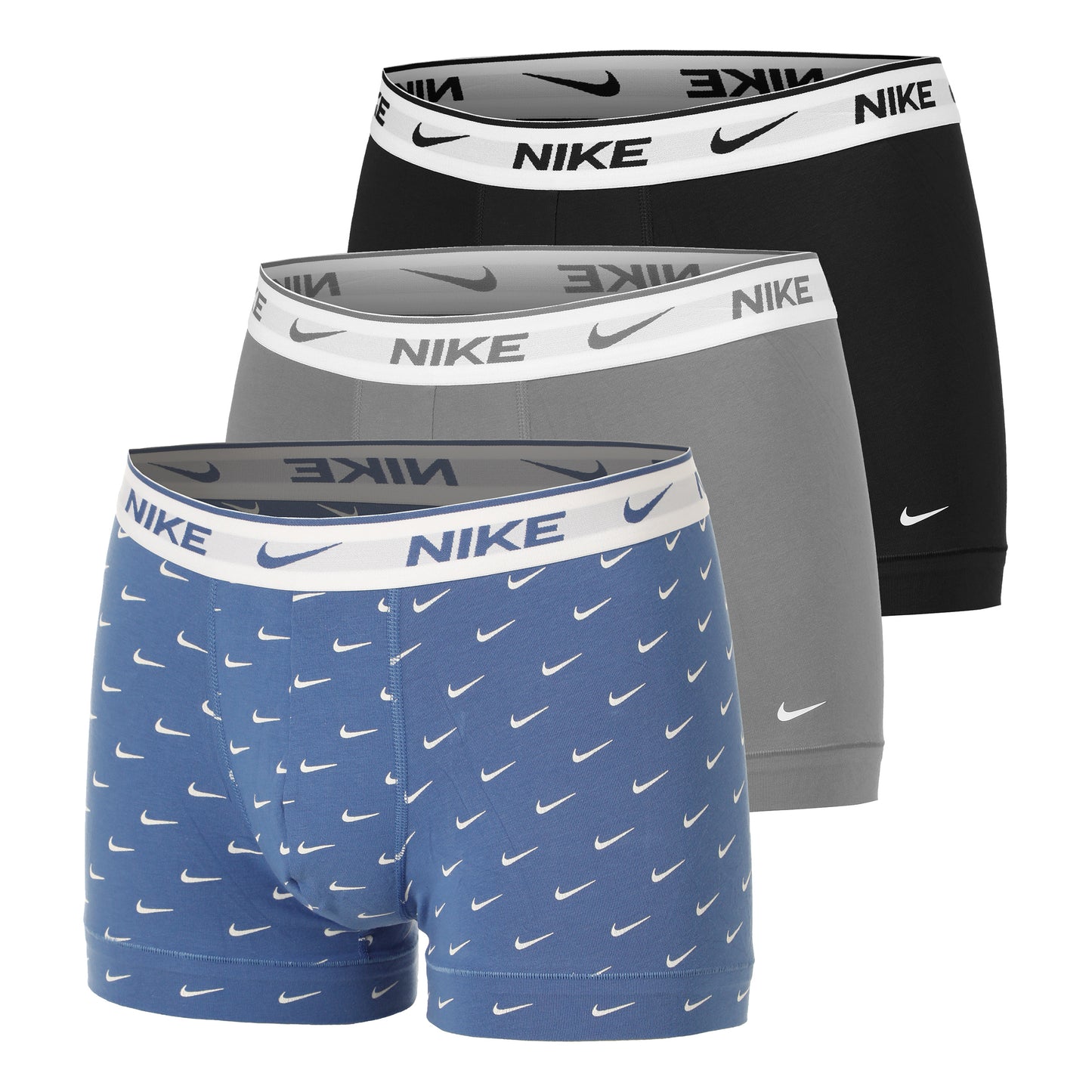 Nike Everyday Cotton Stretch Boxer Short 3er Pack Herren - mehrfarbig,