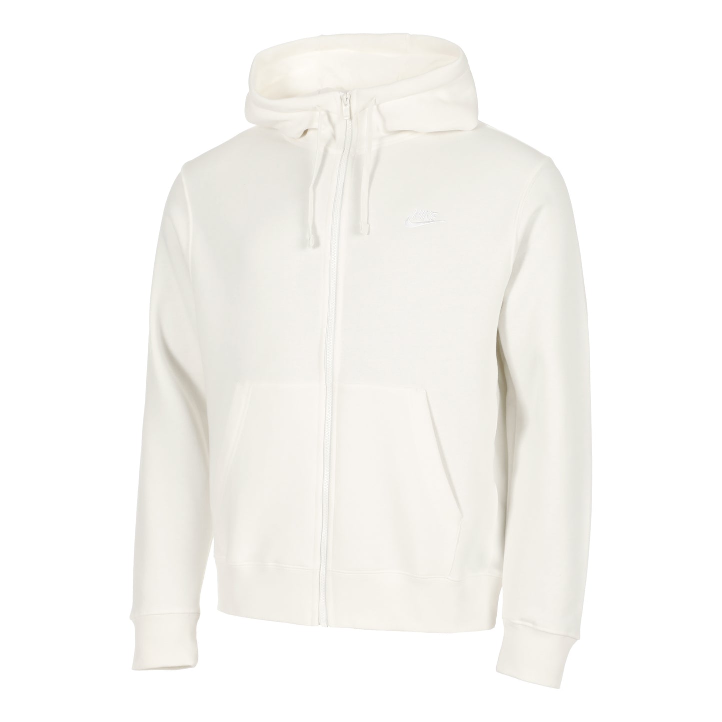 Nike Sportswear Club Full Zip Sweatjacke Herren - creme, weiß