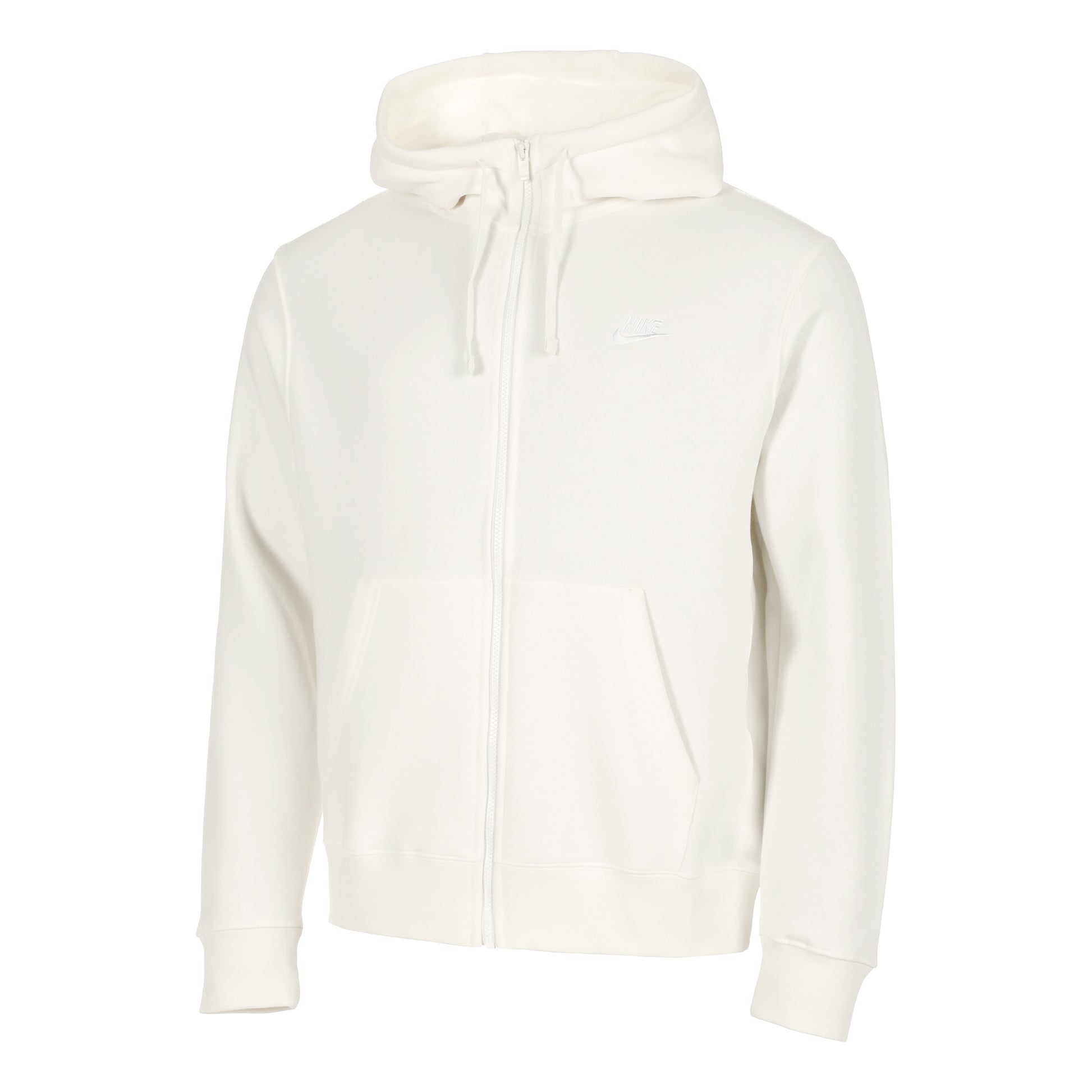 Nike Sportswear Club Full Zip Sweatjacke Herren - creme, weiß