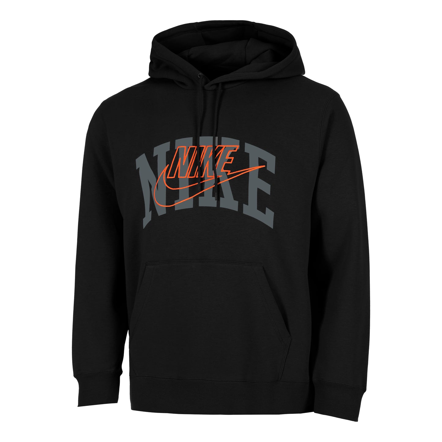 Nike Club Hoody Herren - schwarz, orange