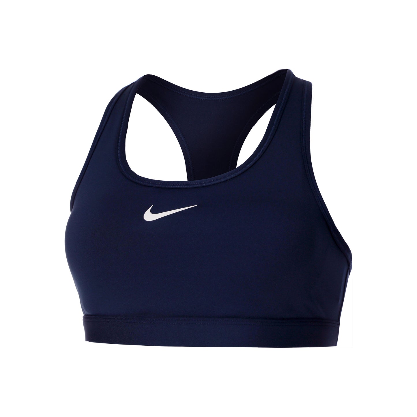 Nike Swoosh Padded Sports Sport-BH Damen-Dunkelblau,Weiß