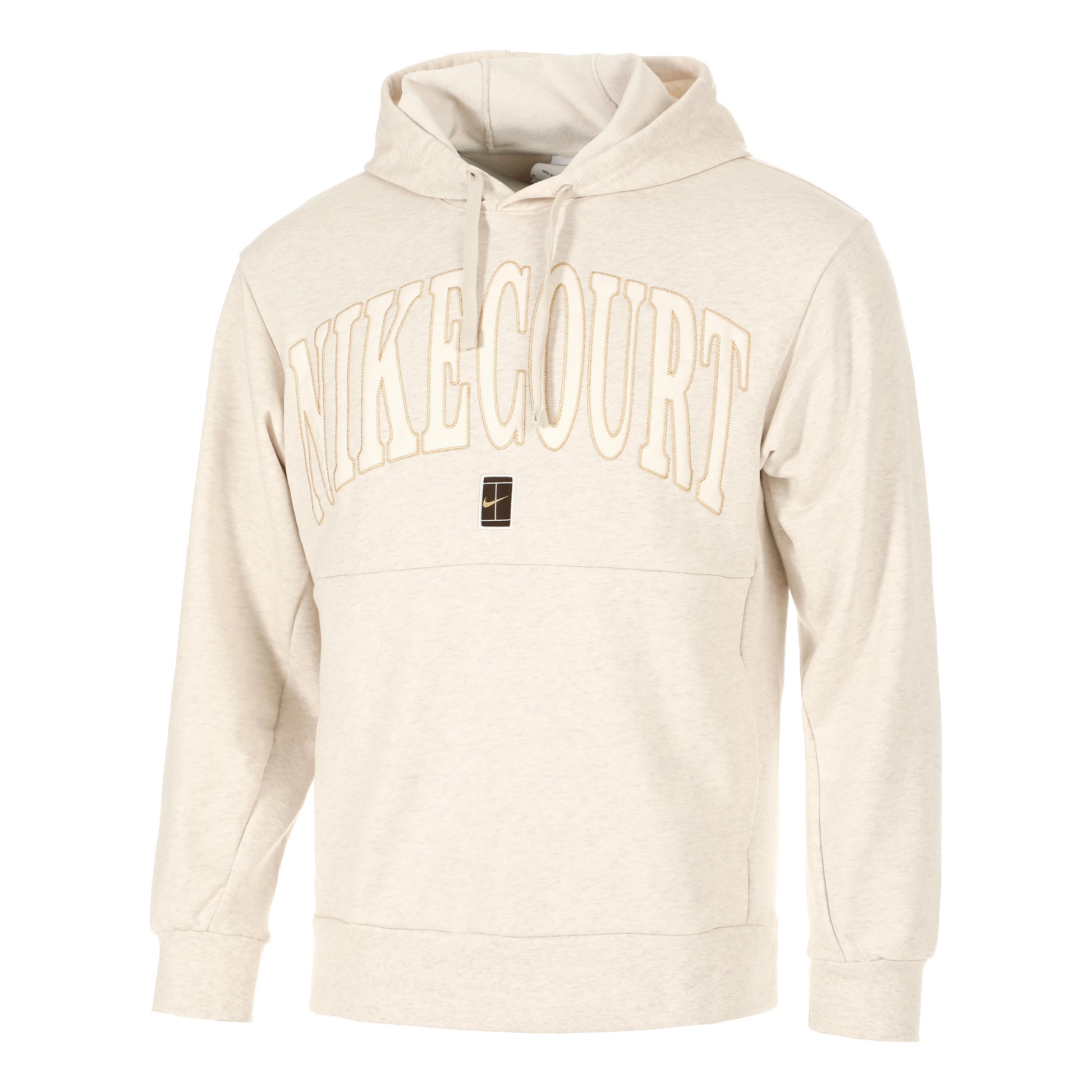 Nike Court Dri-Fit Fleece Heritage Hoody Herren-Creme