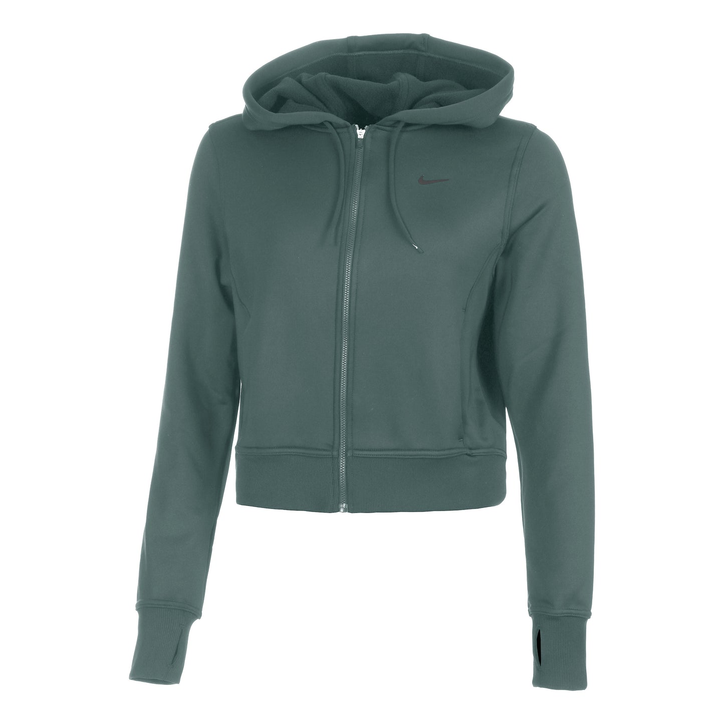Nike One Therma-Fit Sweatjacke Damen-Grün,Schwarz