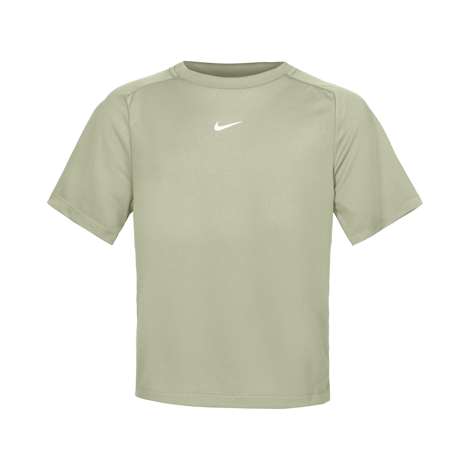 Nike Big T-Shirt Jungen - oliv, weiß