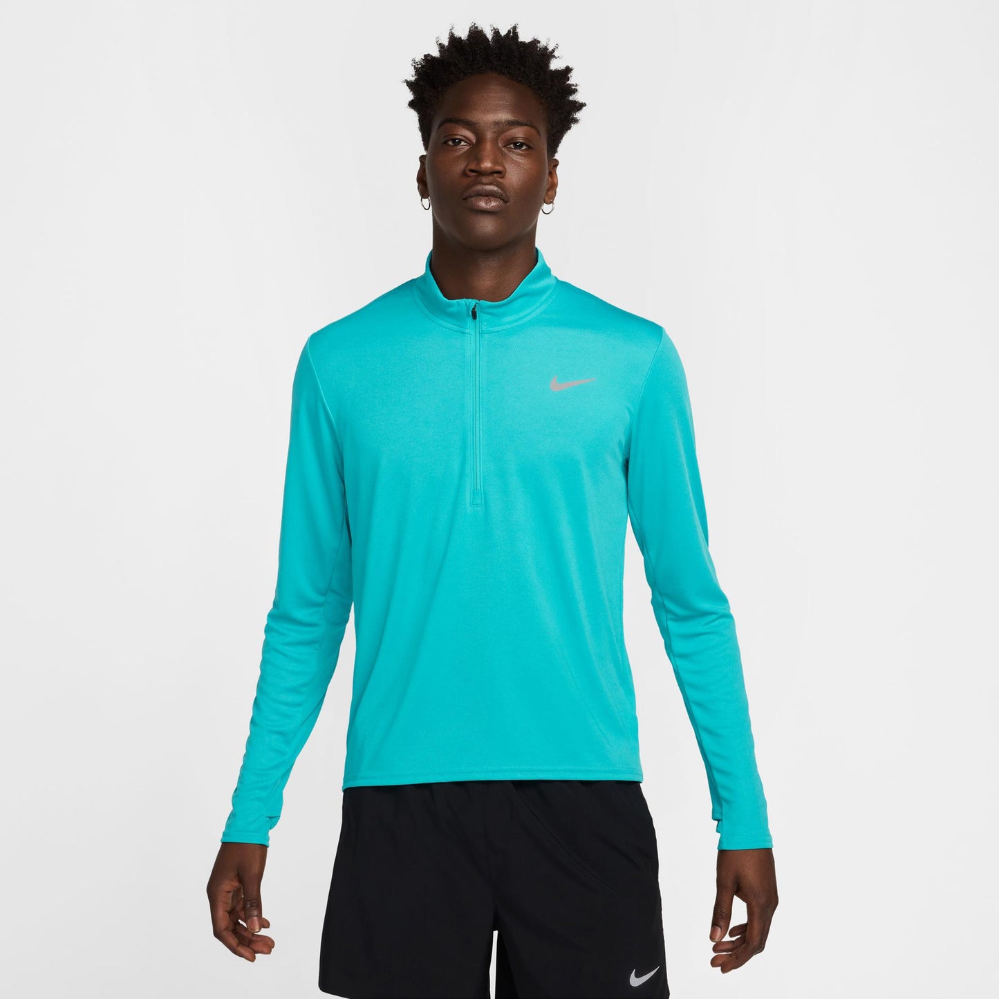 Nike Pacer Half-Zip Laufshirt Herren - türkis