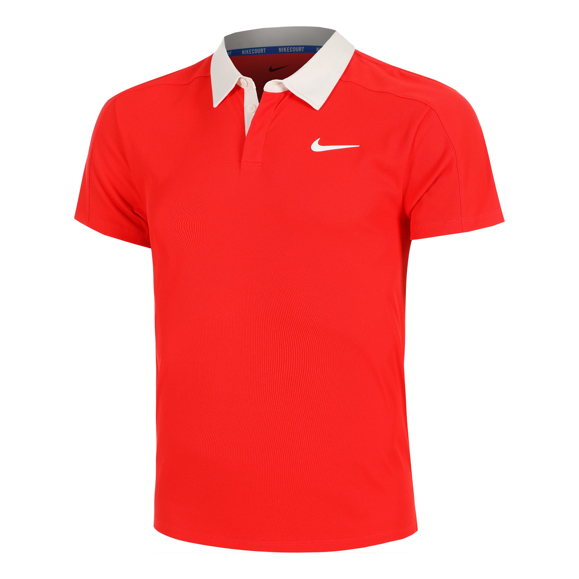 Nike Court Dri-Fit Advantage Slam Polo Herren-Rot,Weiß