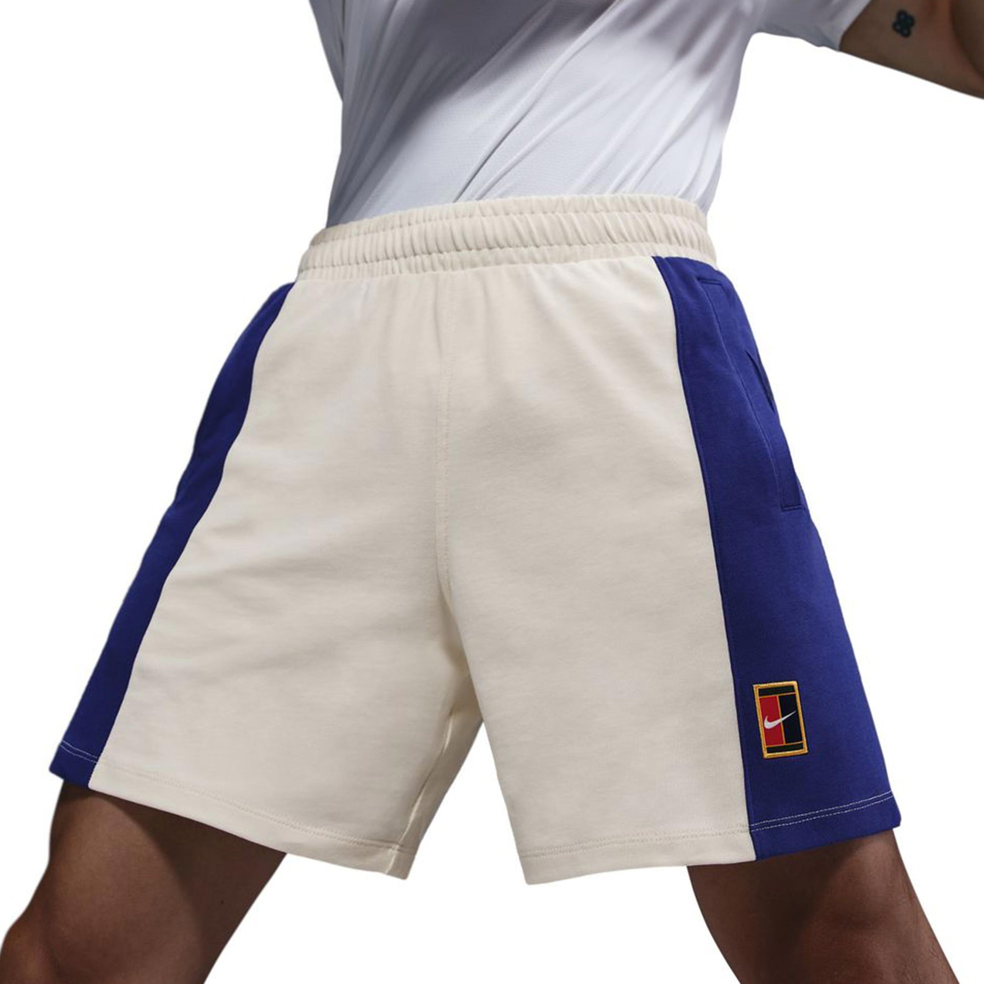 Nike Court Dri-FIT Heritage Shorts Herren-Creme,Blau