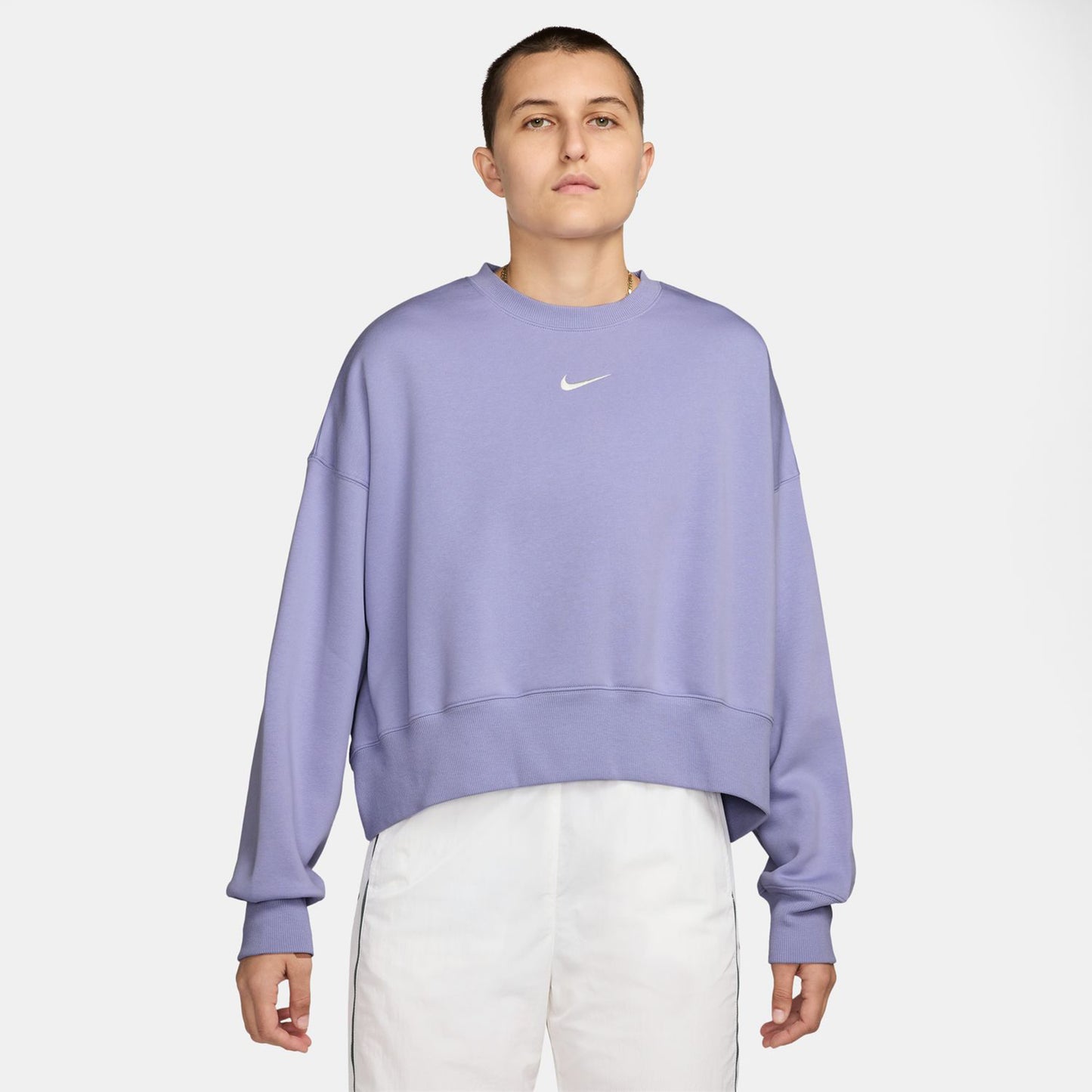 Nike Sportswear Phoenix Fleece Oversized Crew Sweatshirt Damen-Flieder