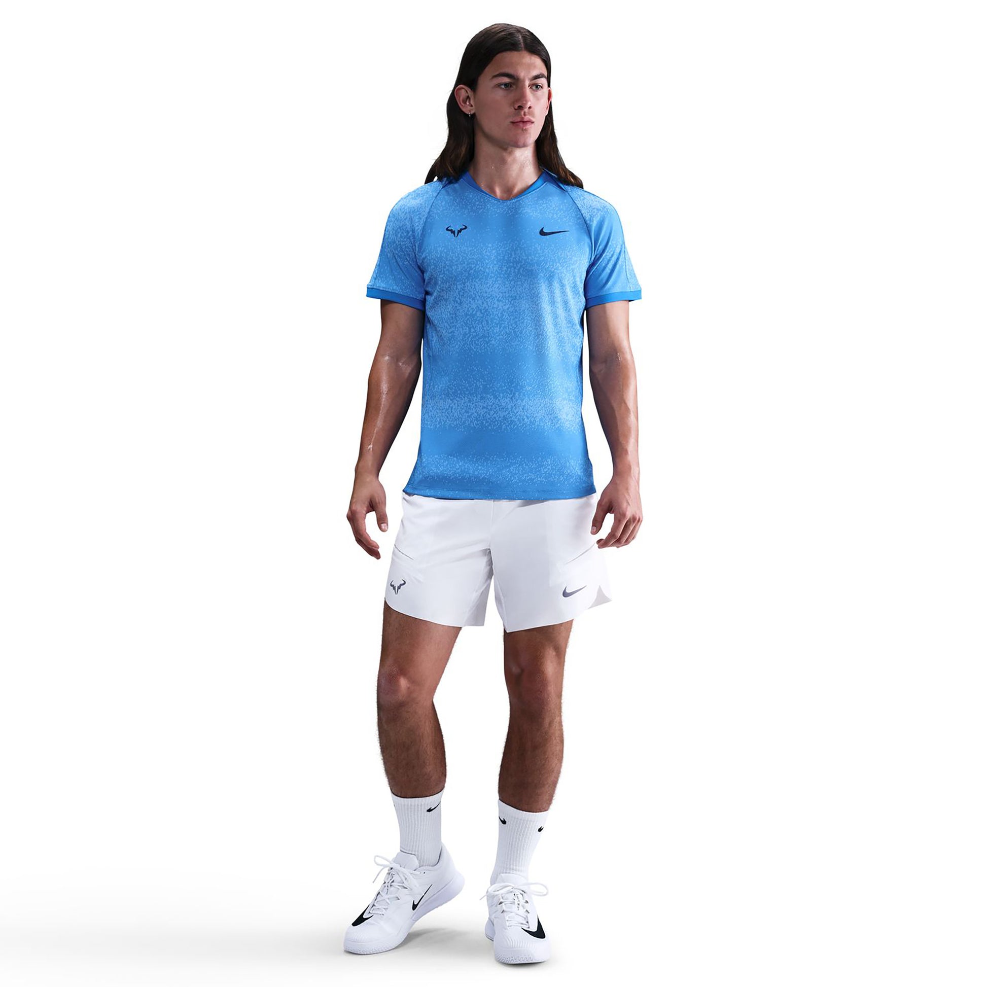 Nike Rafa Dri-Fit Advantage 7in Shorts Herren-Weiß