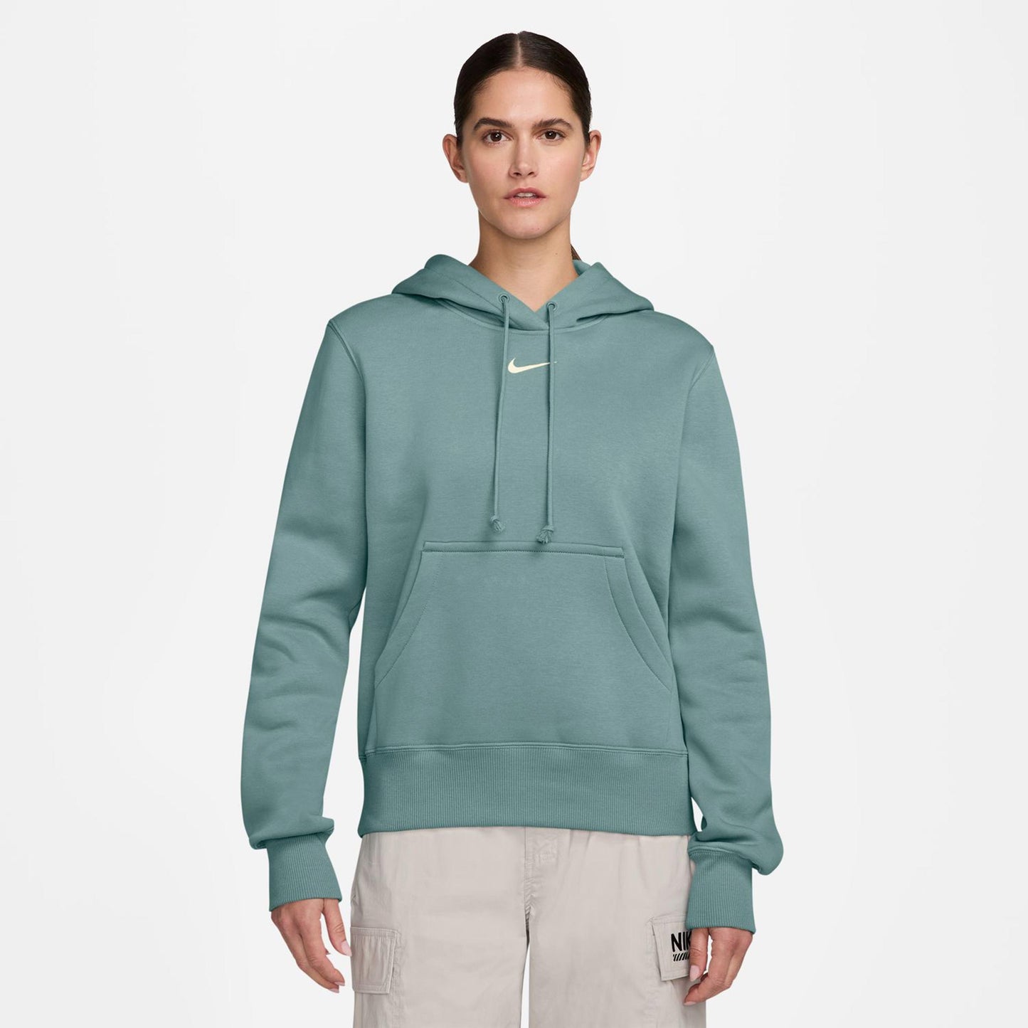 Nike Phoenix Fleece Hoody Damen-Salbei
