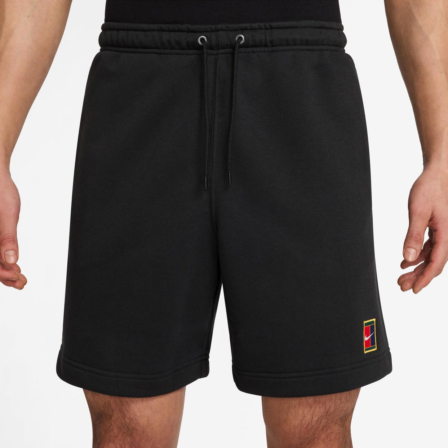 Nike Court Dri-Fit Heritage Fleece Shorts Herren-Schwarz