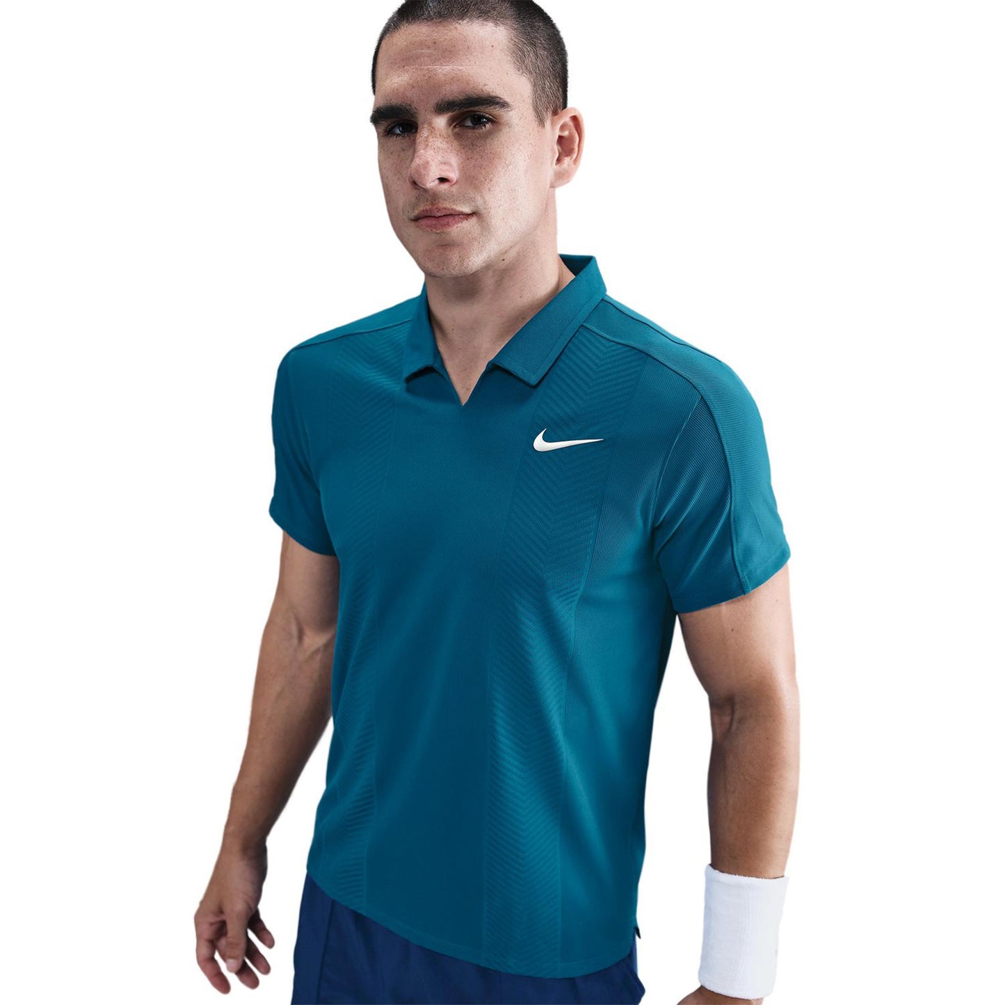 Nike Court Dri-Fit Slam Polo Herren-Petrol