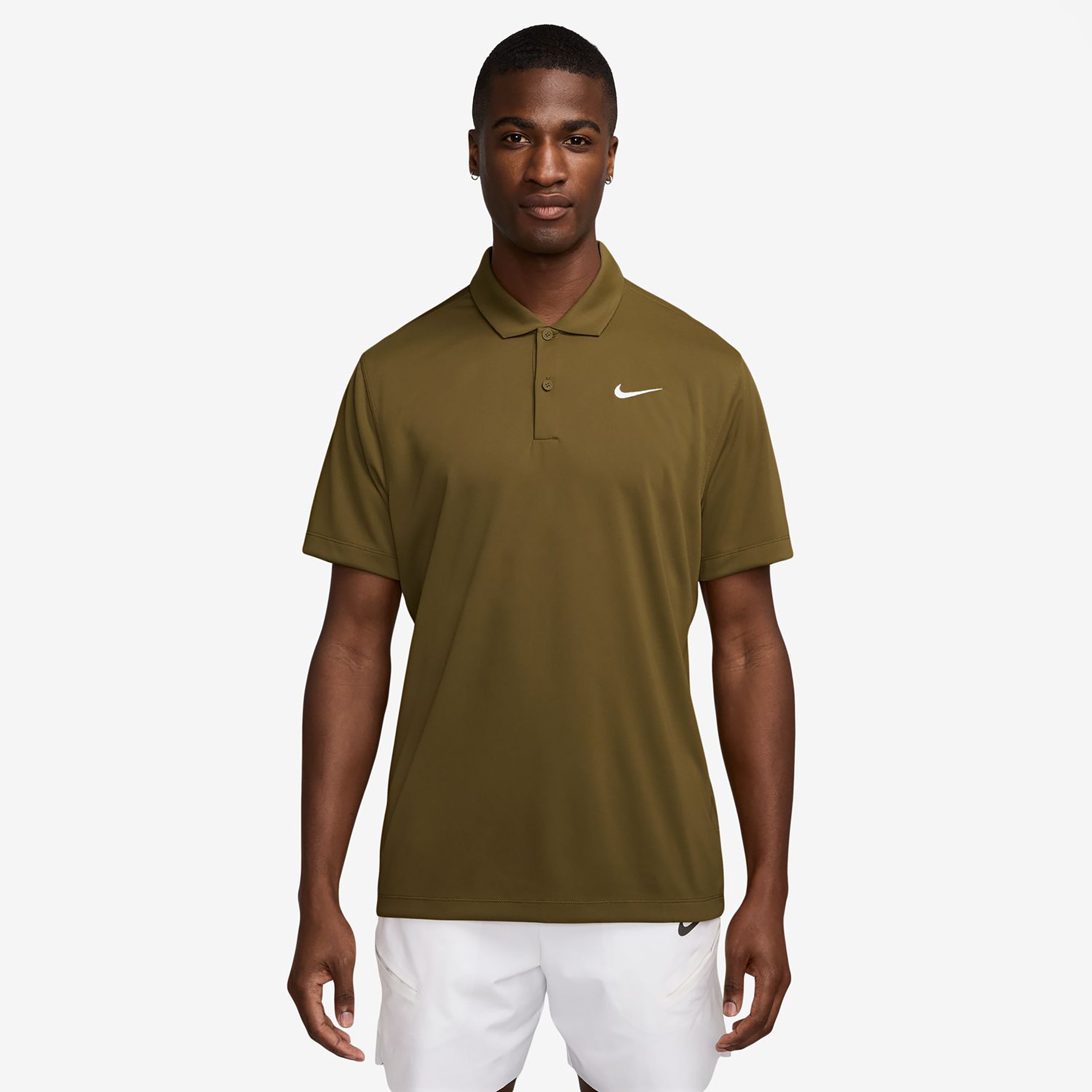 Nike Dri-Fit Victory Court Solid Polo Herren - oliv
