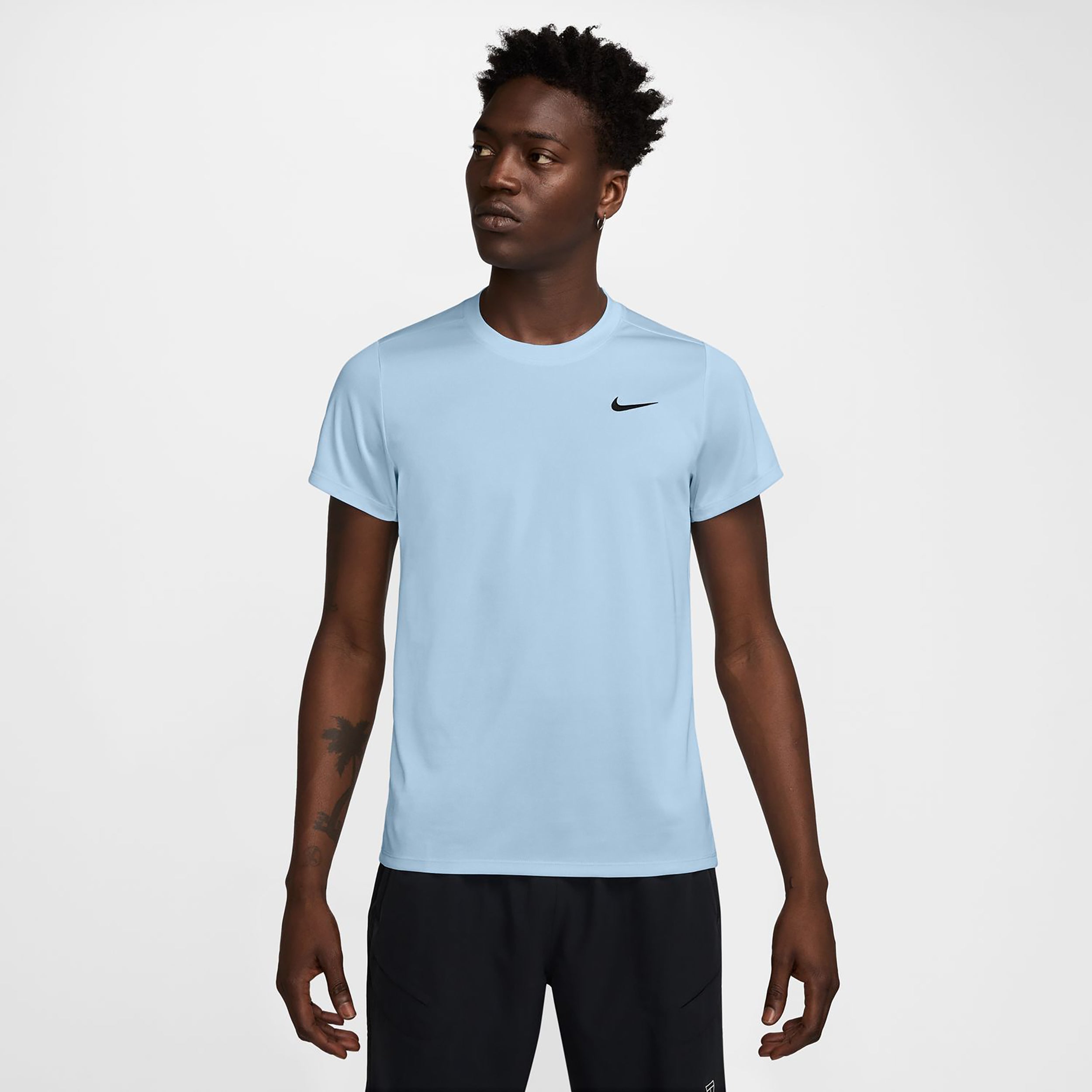 Nike Court Dry Victory T-Shirt Herren-Hellblau