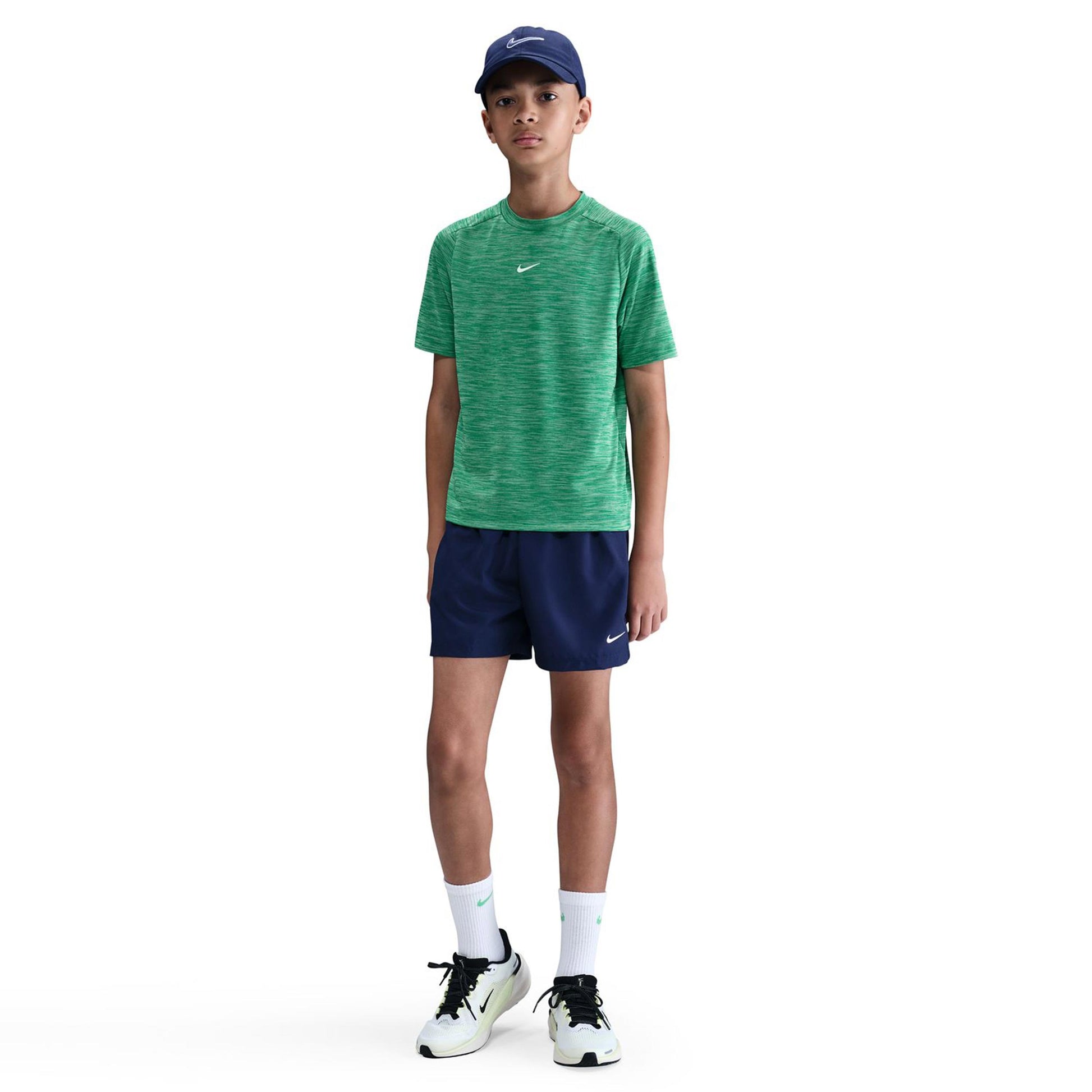 Nike Dri-Fit Heather T-Shirt Kinder-Hellgrün