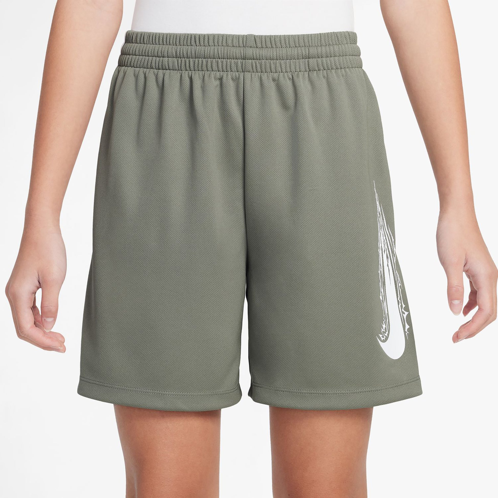 Nike Dri-Fit Multi Shorts Kinder-Oliv