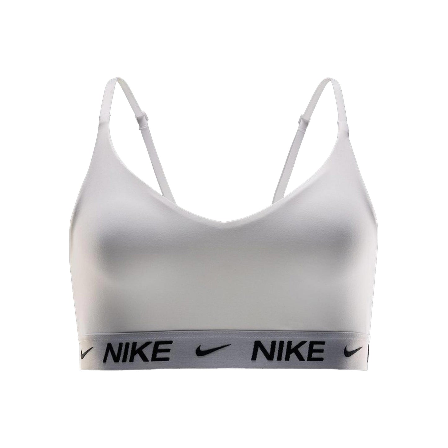 Nike Dri-Fit INDY LGT Support Sport-BH Damen-weiß, schwarz