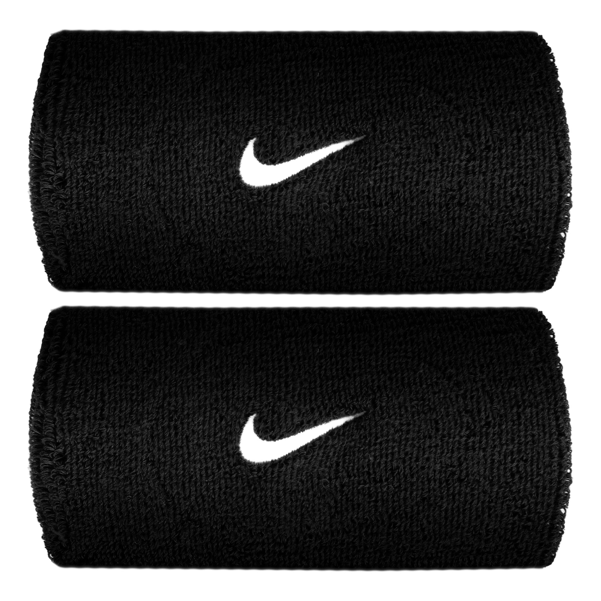 Nike Swoosh Classic Doublewide Schweißband lang - schwarz, weiß