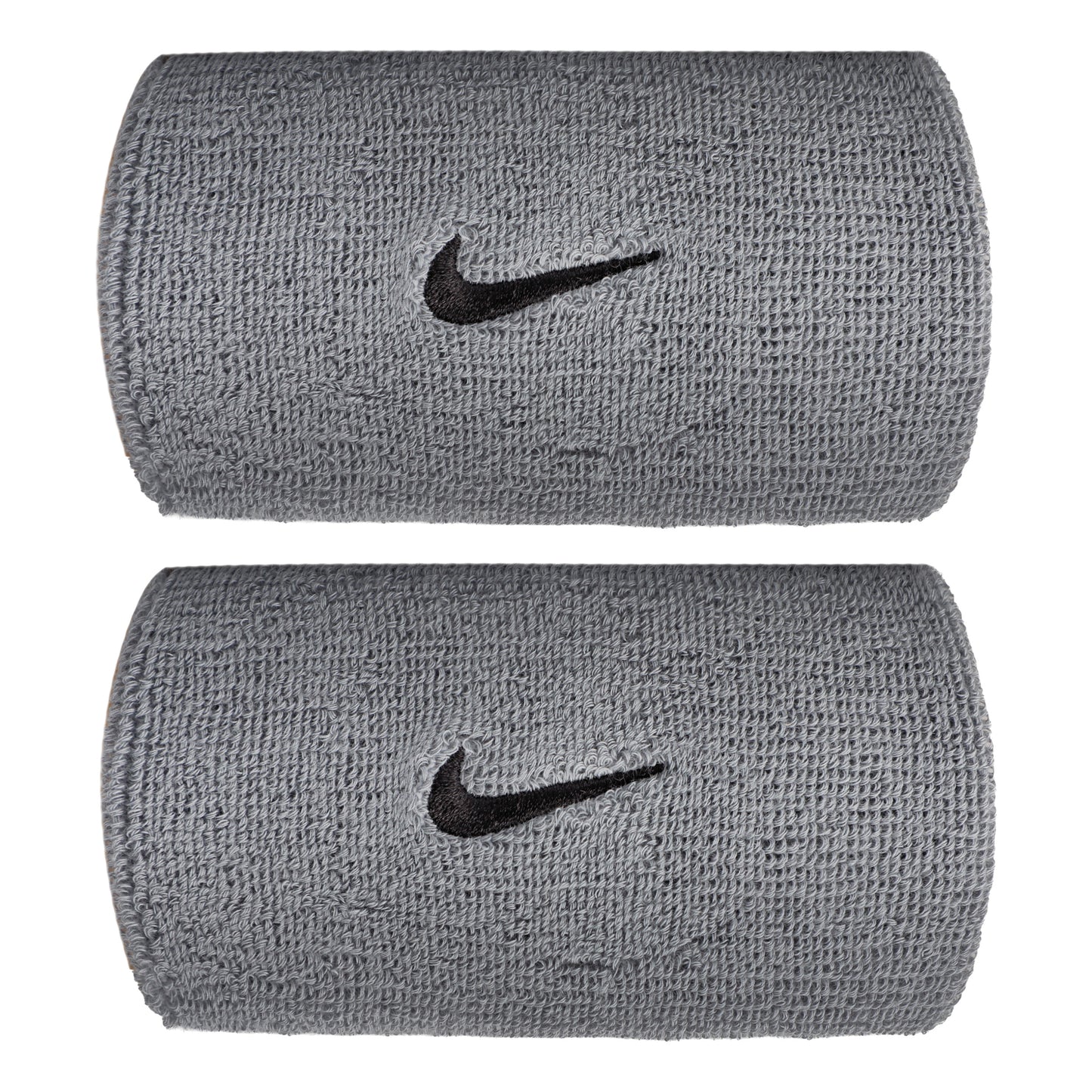 Nike Swoosh Classic Doublewide Schweißband lang - grau, schwarz
