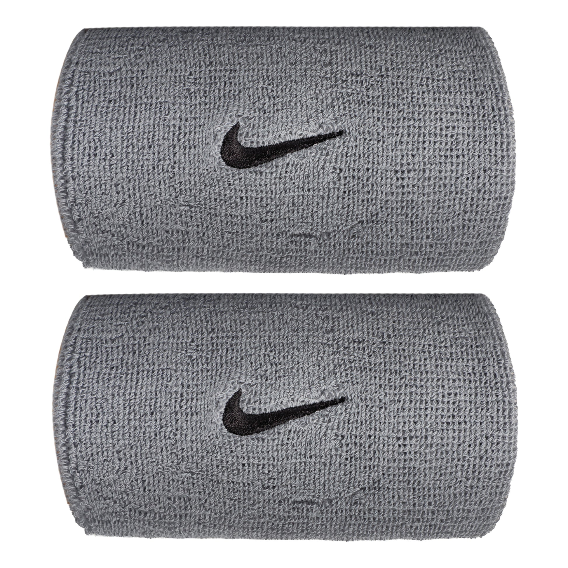 Nike Swoosh Classic Doublewide Schweißband lang - grau, schwarz