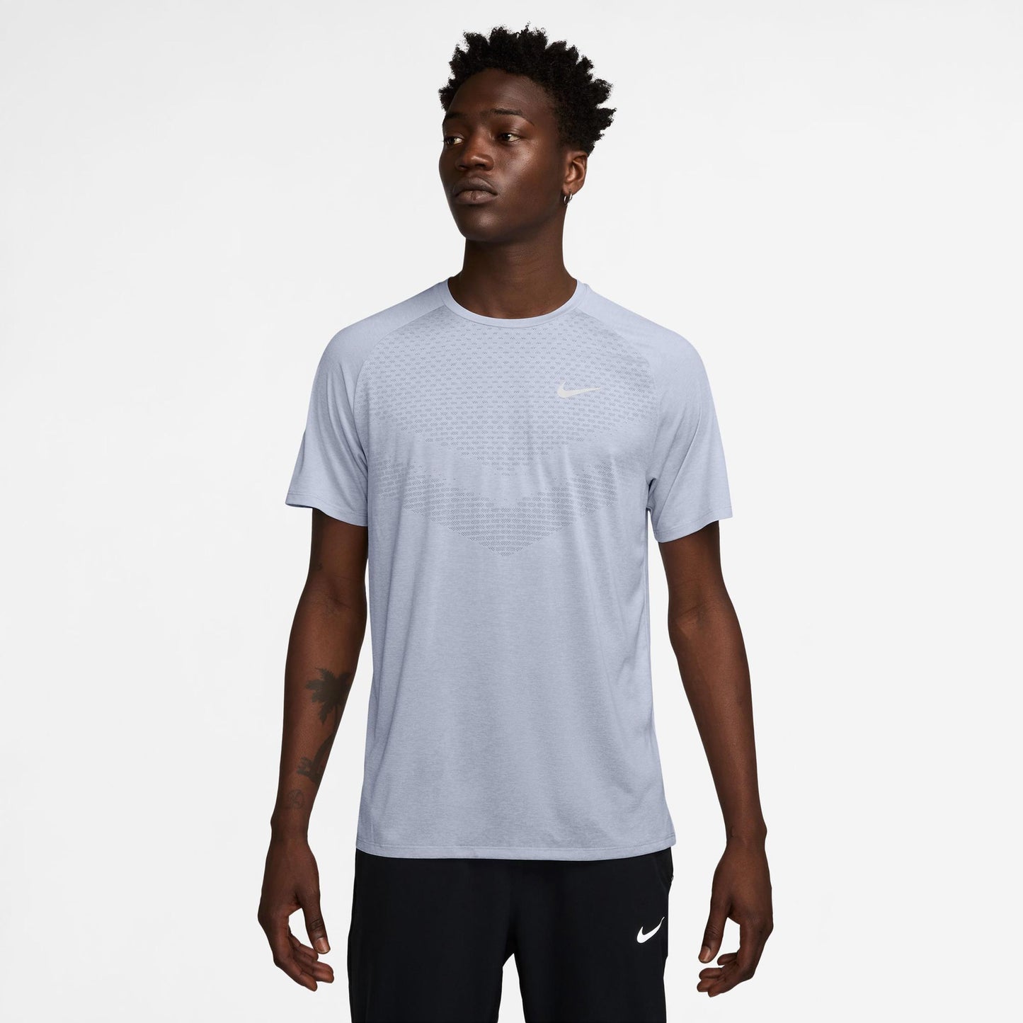 Nike Stride Laufshirt Herren - grau, grau