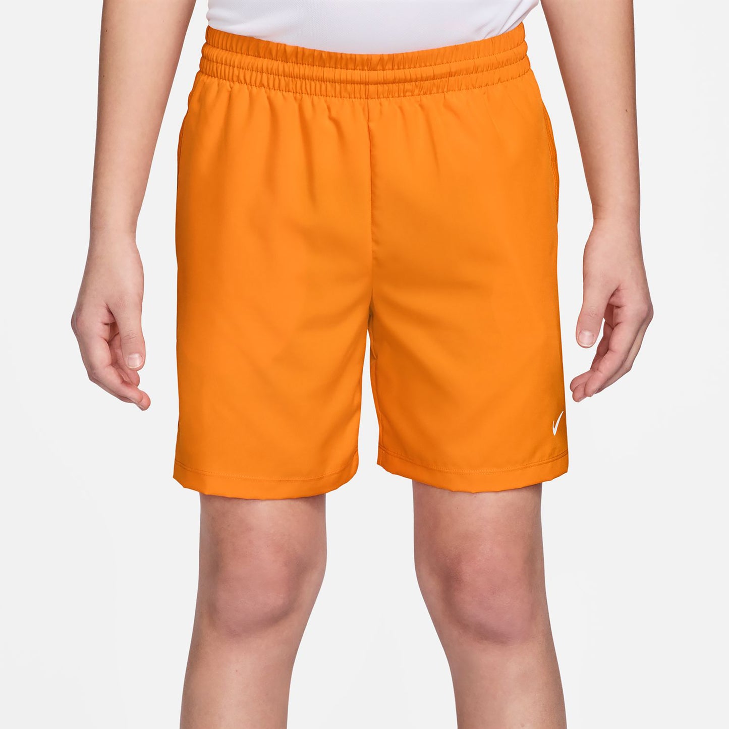 Nike Big Shorts Jungen - orange, weiß