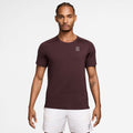 Sinner Court Dri-FIT Advantage T-Shirt Herren - dunkelrot, weiß