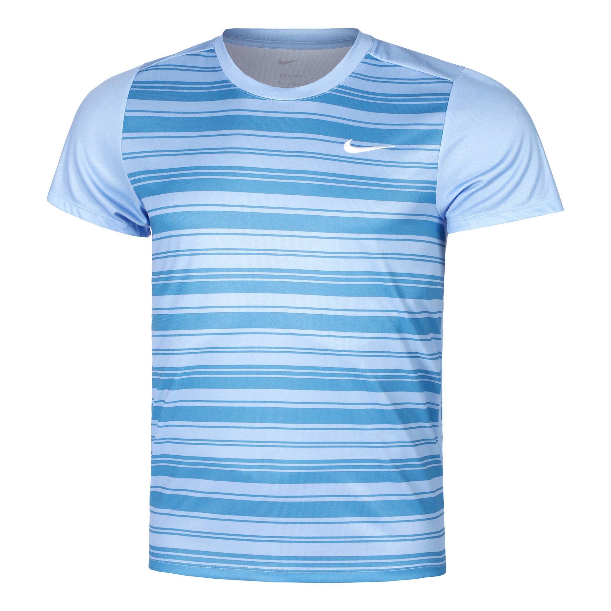 Nike Court Victory Dri-Fit Print T-Shirt Herren - blaugrau, blau