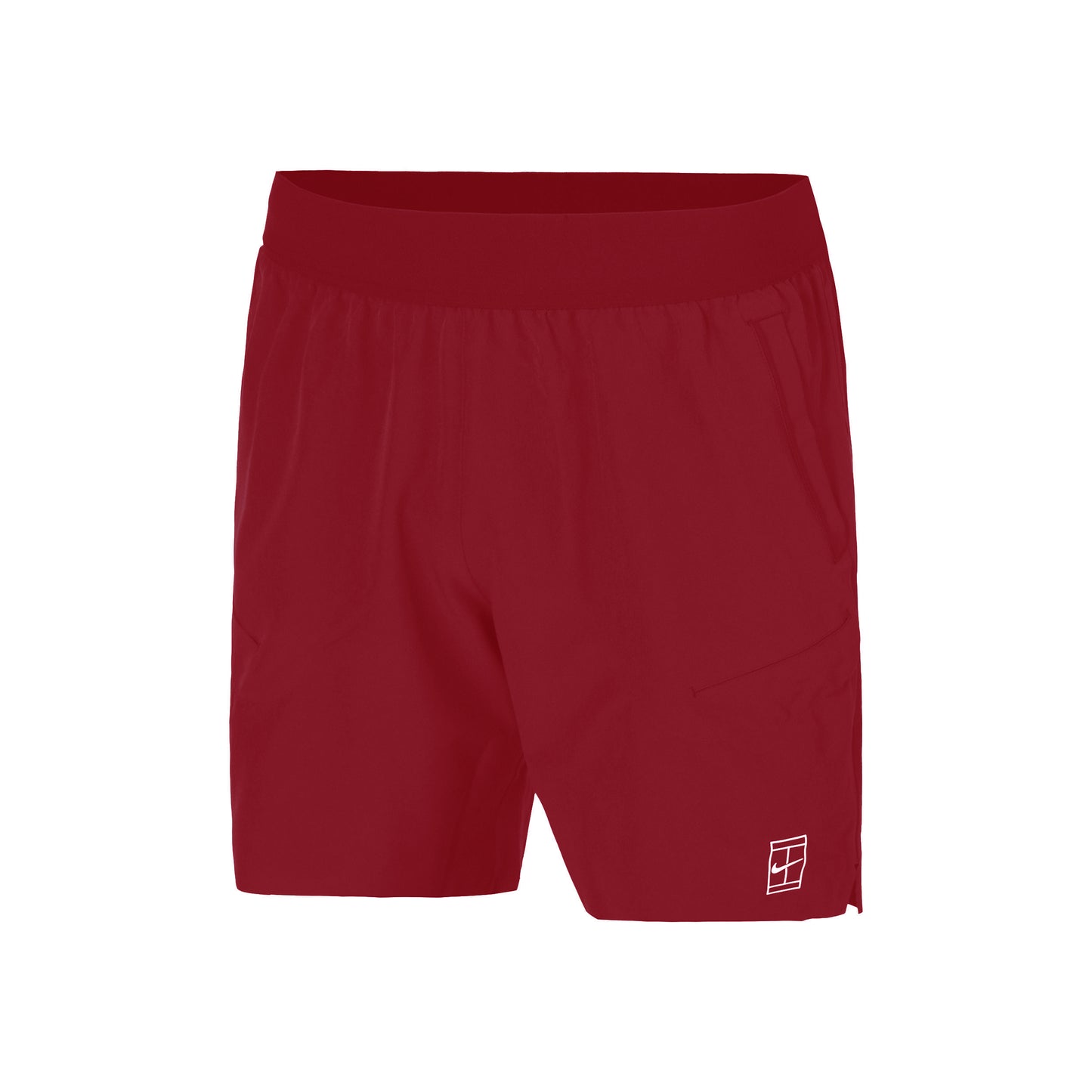 Nike Court Dri-FIT Advantage 6in Shorts Herren - rot, weiß