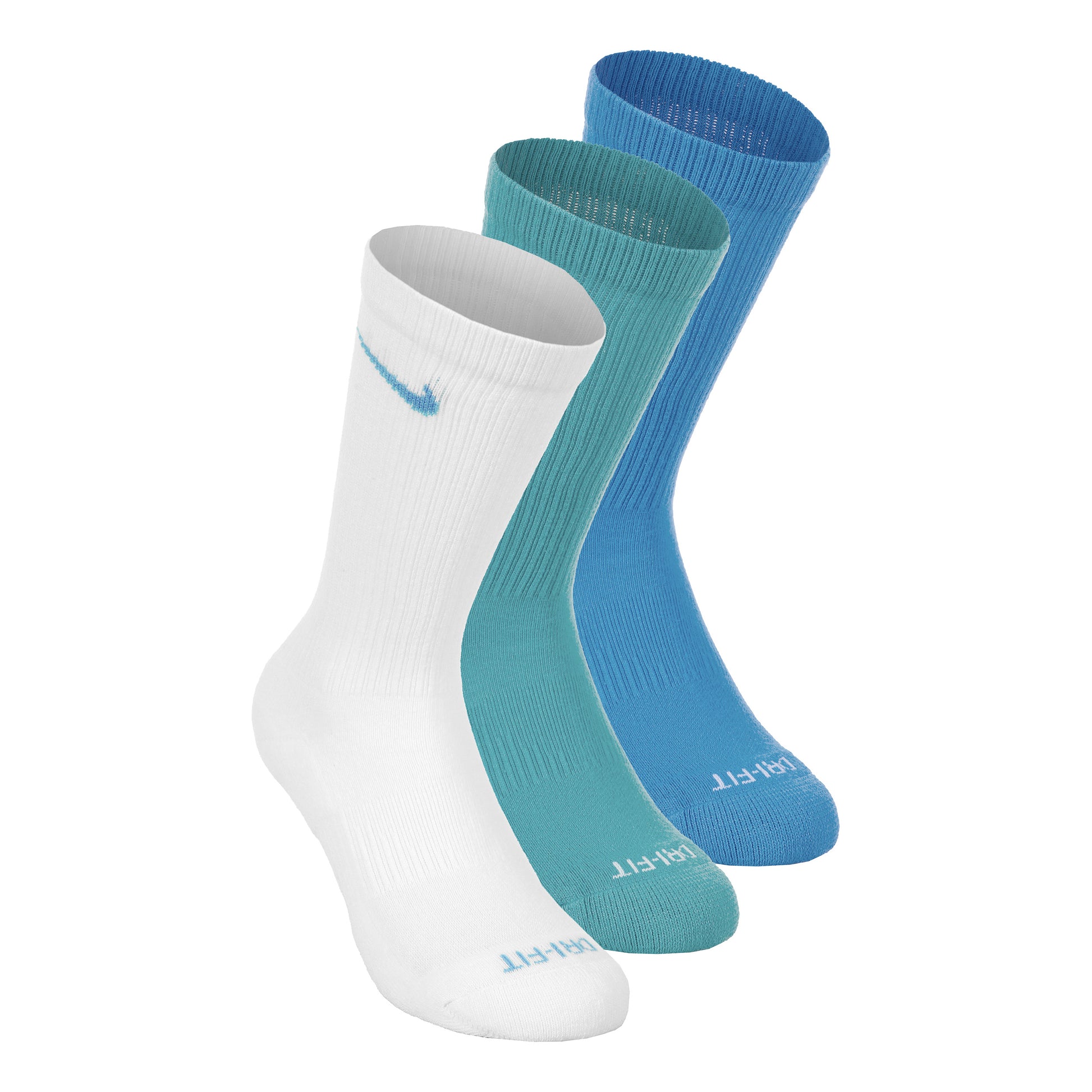 Nike Everyday Plus Cushioned Tennissocken 3er Pack Unisex - mehrfarbig, salbei