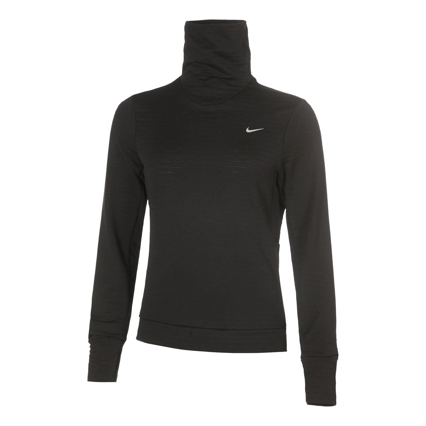 Nike Swift Therma-Fit Laufshirt Damen-Schwarz