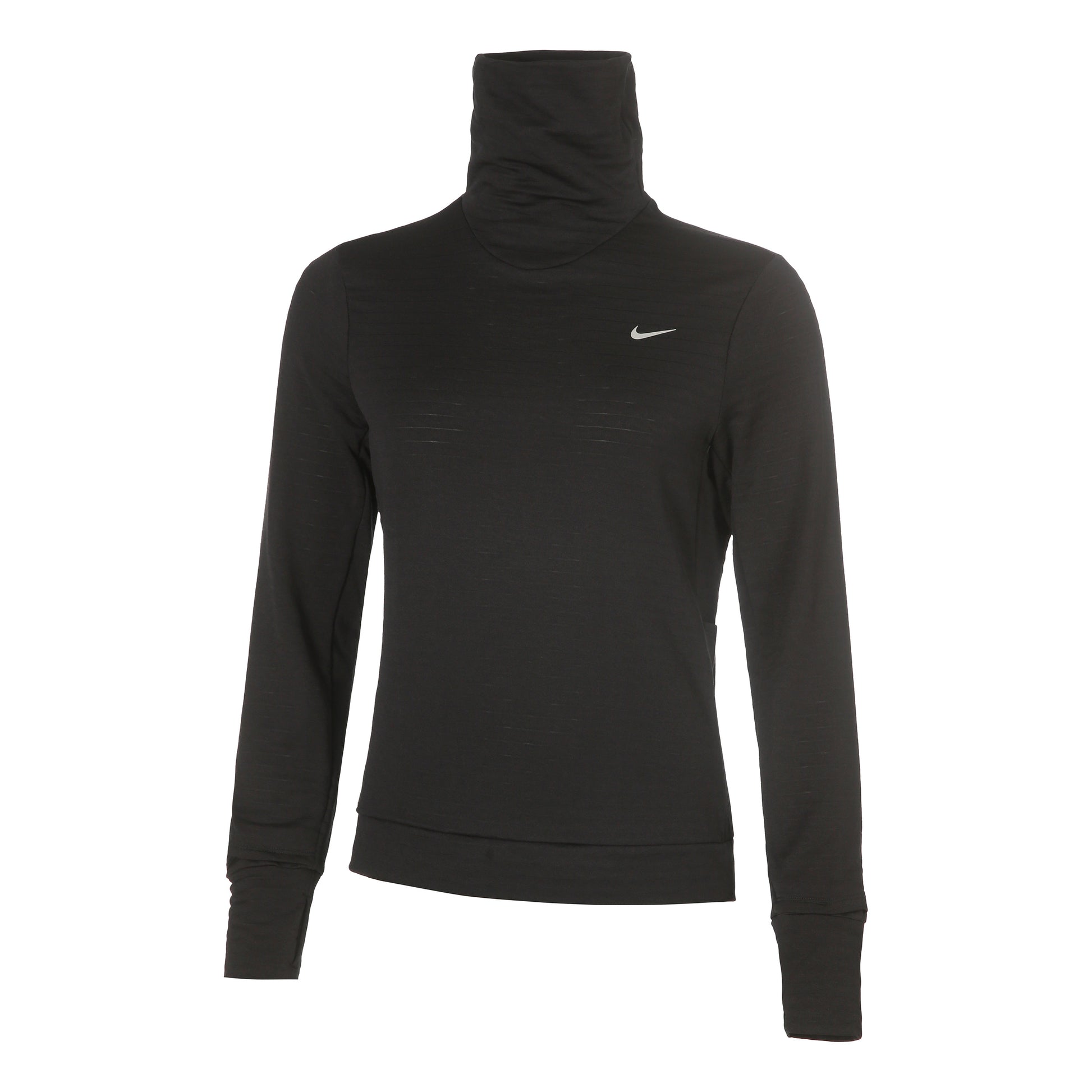 Nike Swift Therma-Fit Laufshirt Damen-Schwarz