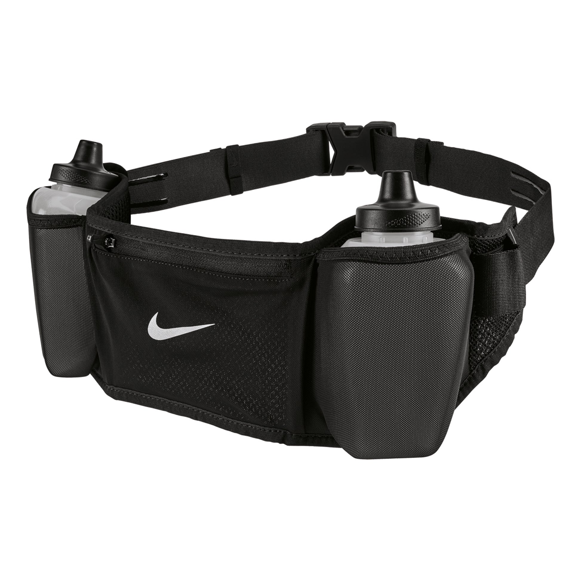 Nike Flex Flex Stride Double Bottel 709ml Trinkgürtel - schwarz