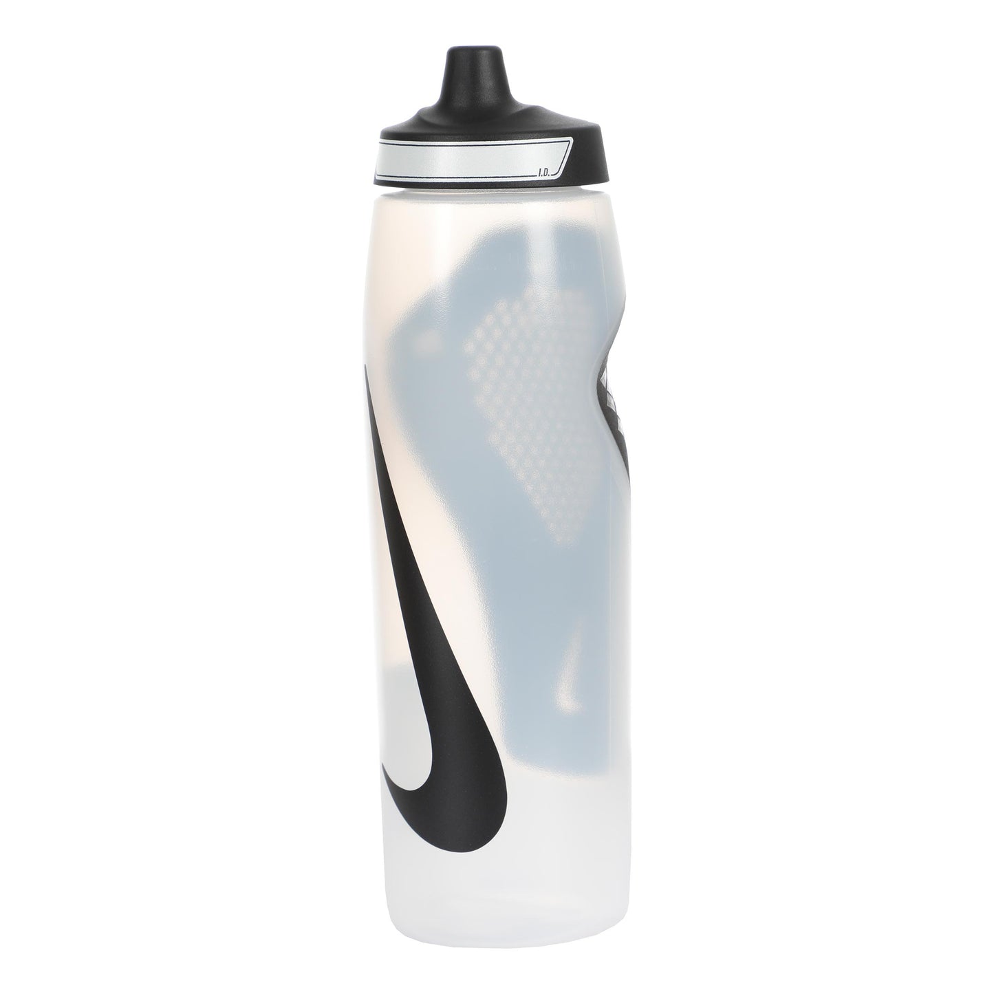 Nike Refuel Grip 946ml Trinkflasche-Transparent,Schwarz